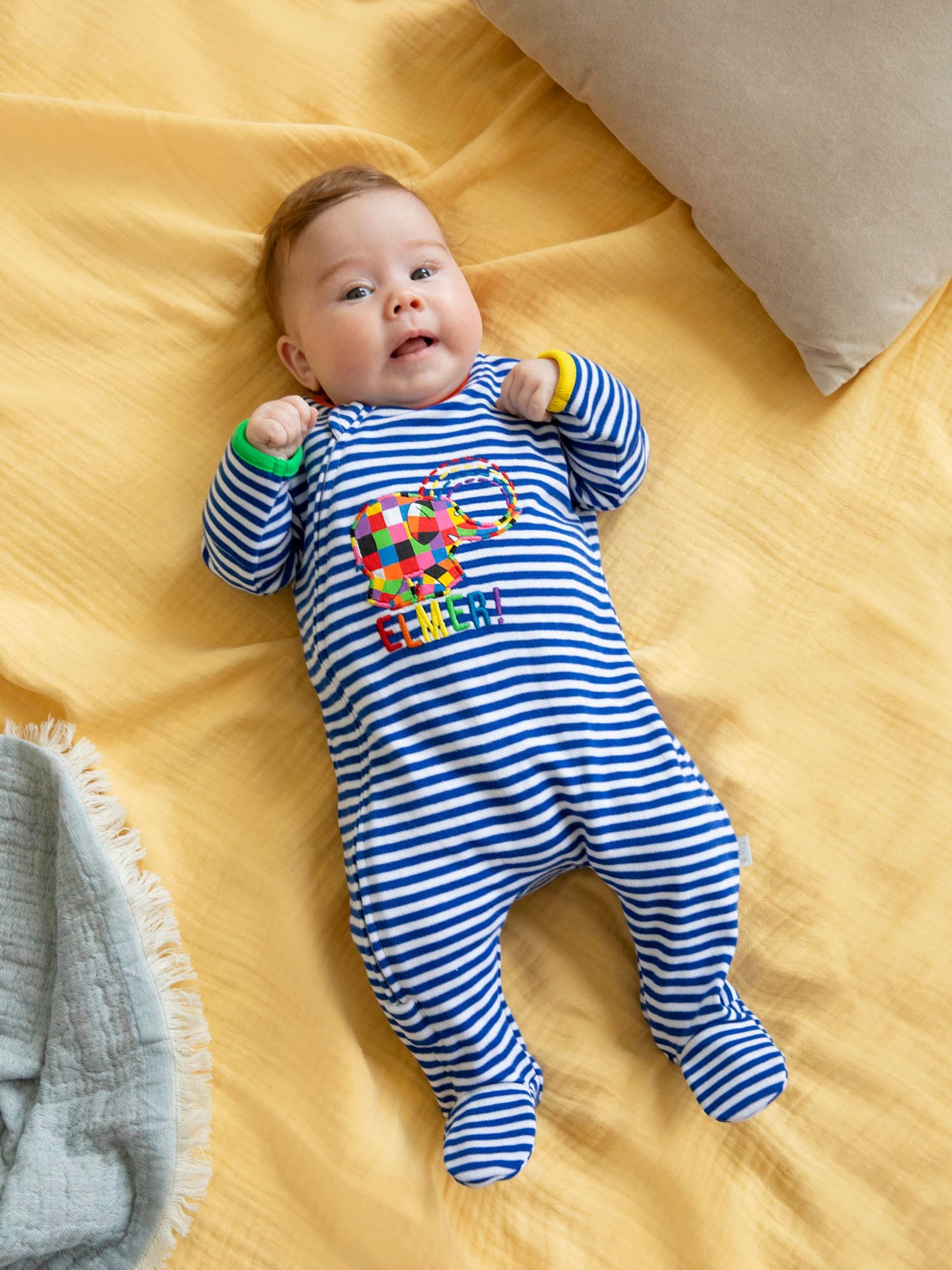 Cobalt Elmer Appliqué Zip Sleepsuit - Image 1 of 6