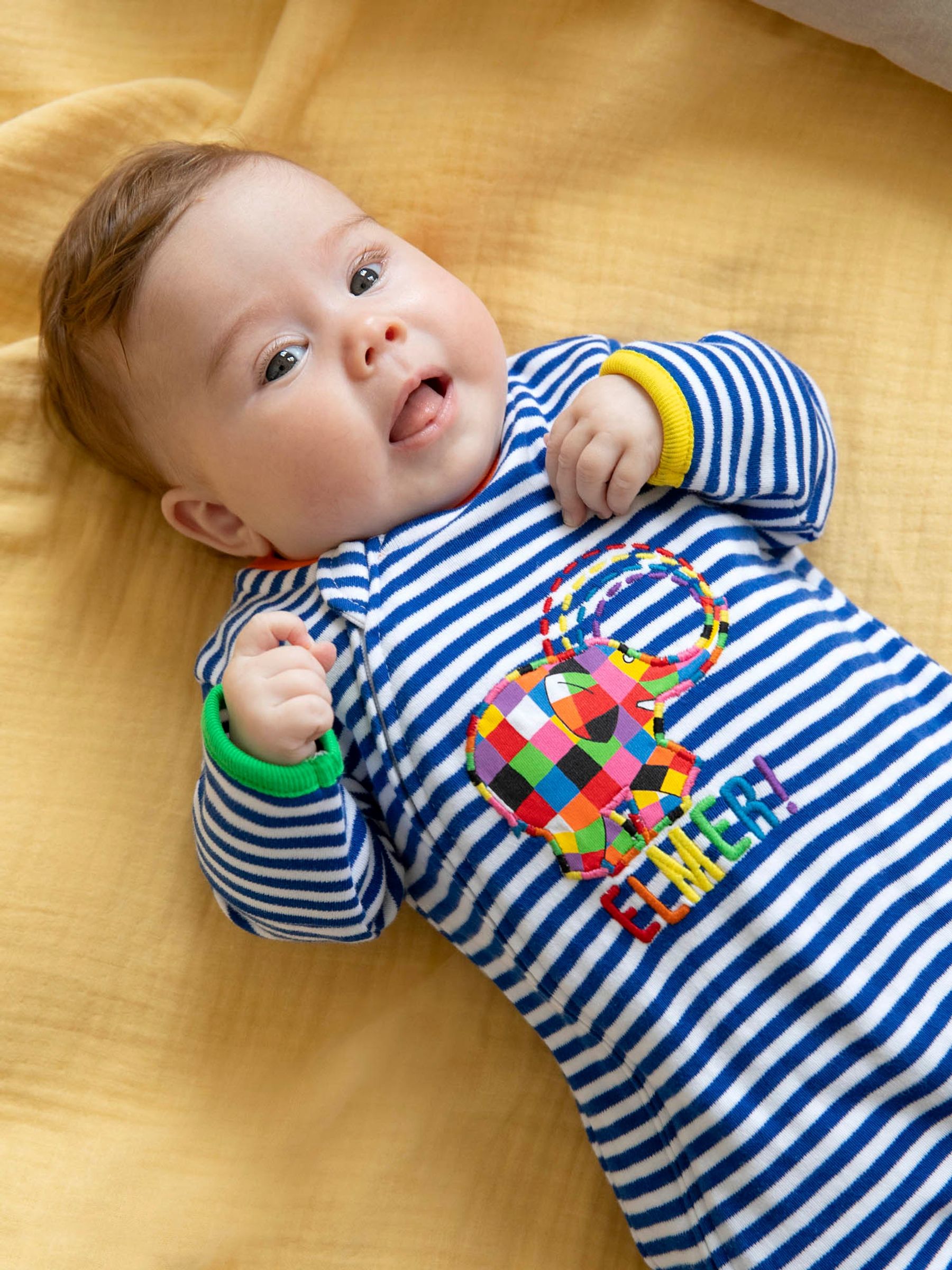 Cobalt Elmer Appliqué Zip Sleepsuit - Image 2 of 6