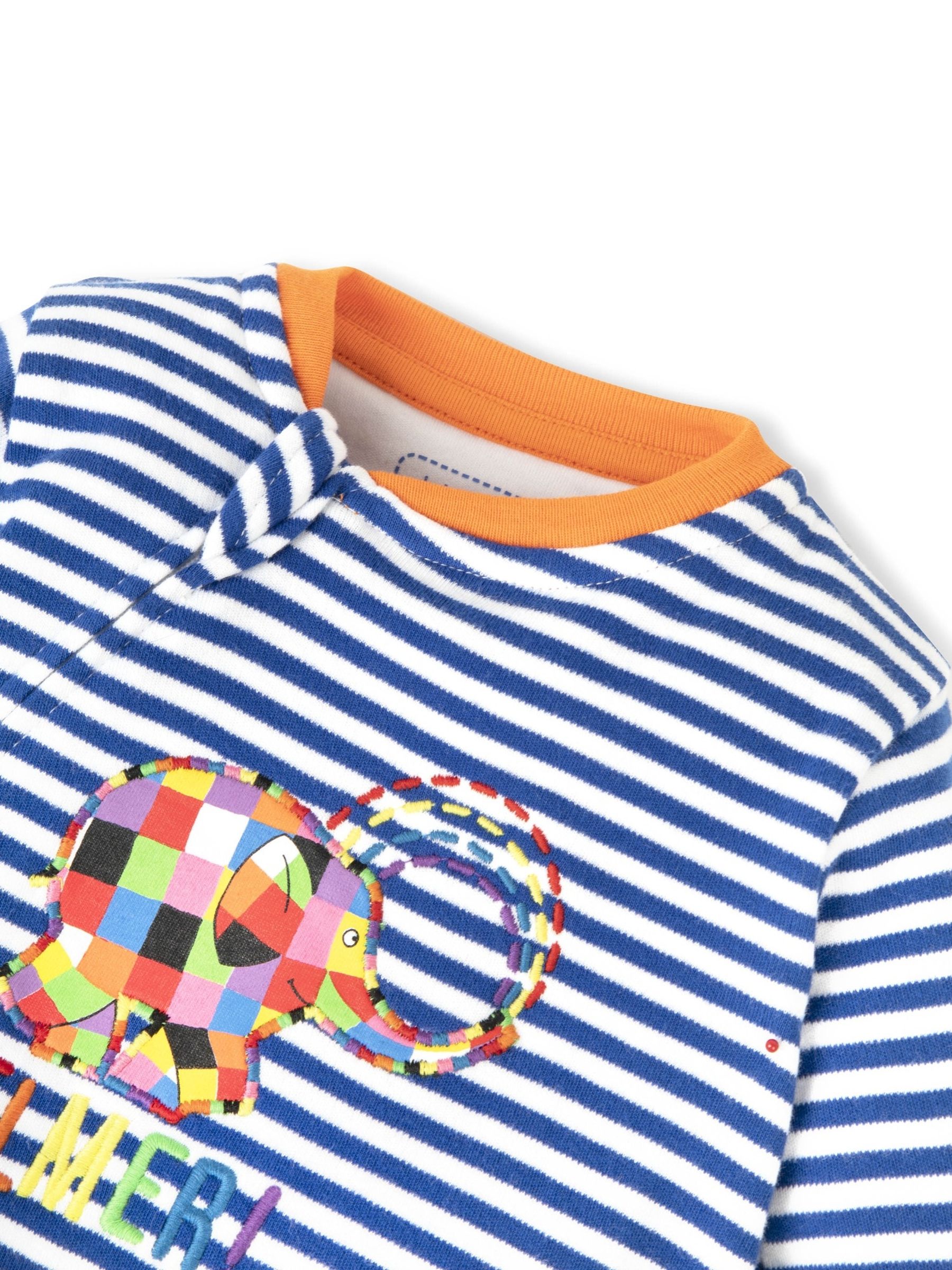 Cobalt Elmer Appliqué Zip Sleepsuit - Image 5 of 6