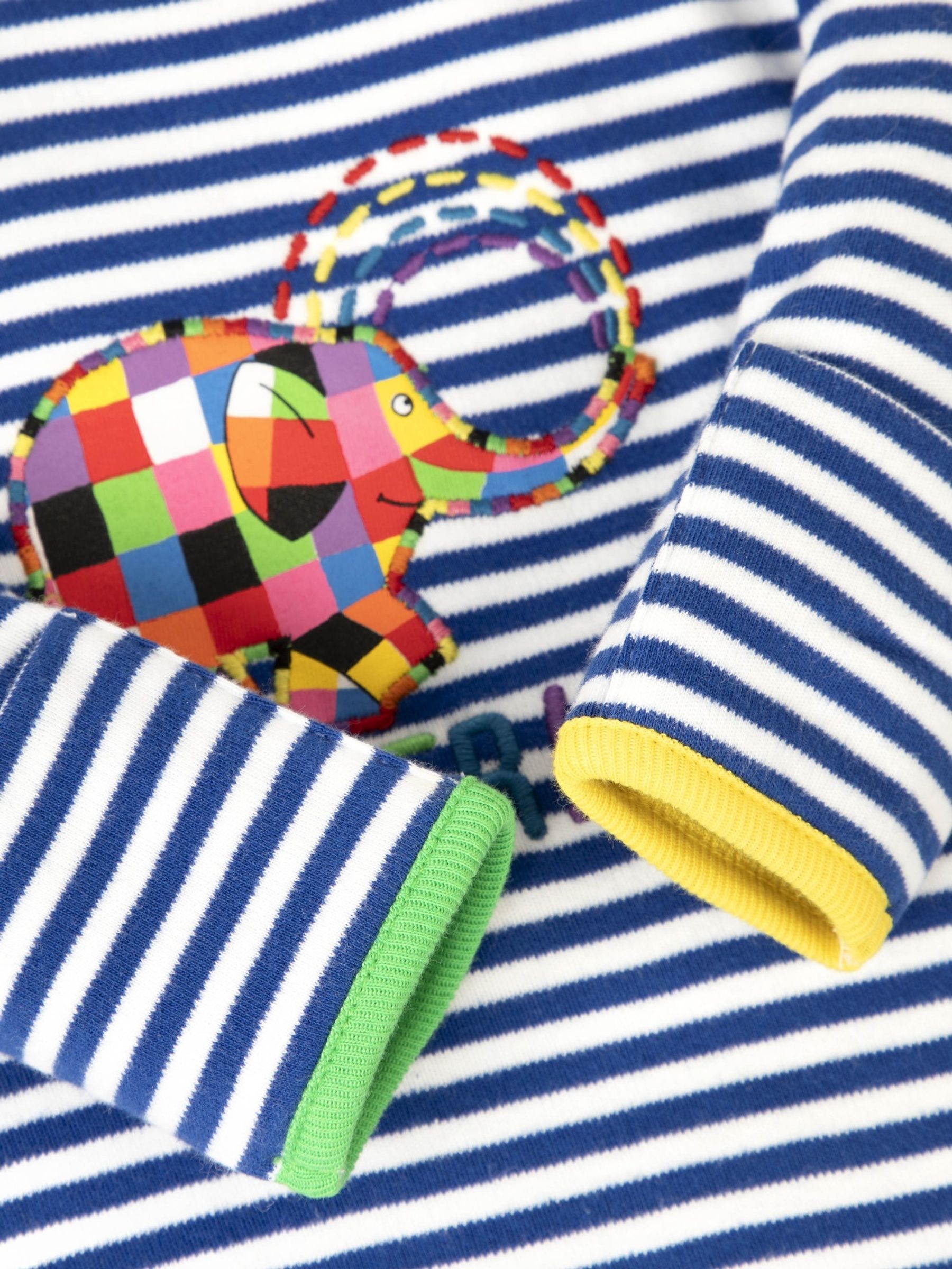 Cobalt Elmer Appliqué Zip Sleepsuit - Image 6 of 6