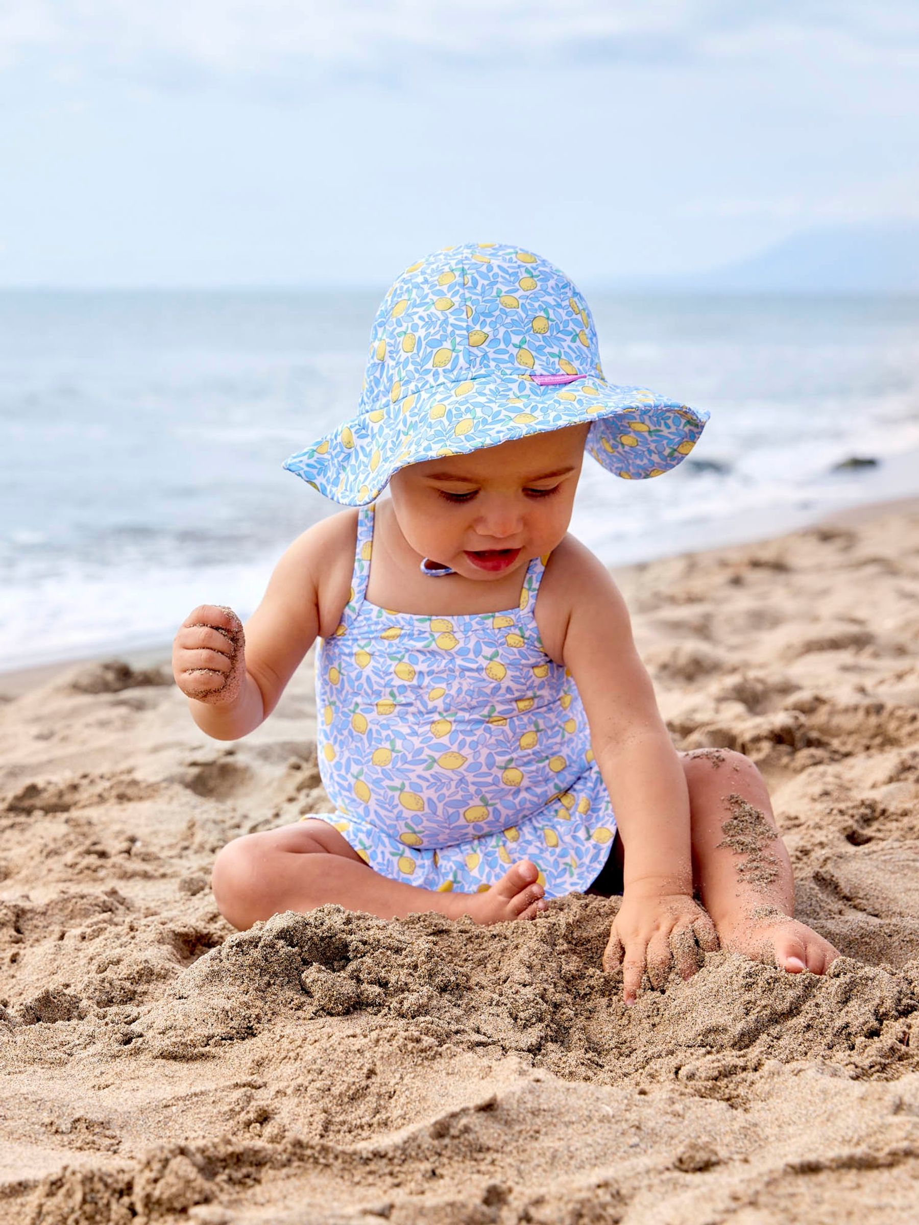 Blue Lemon UPF 50 Floppy Sun Hat - Image 1 of 7