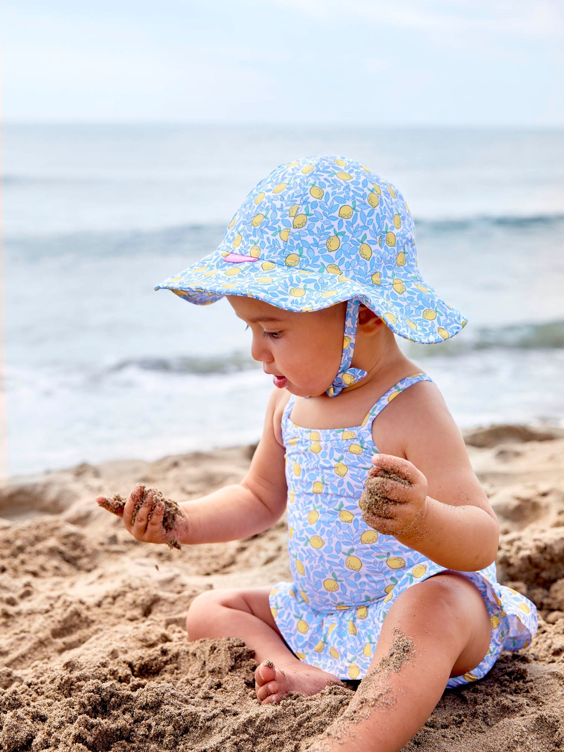 Blue Lemon UPF 50 Floppy Sun Hat - Image 2 of 7