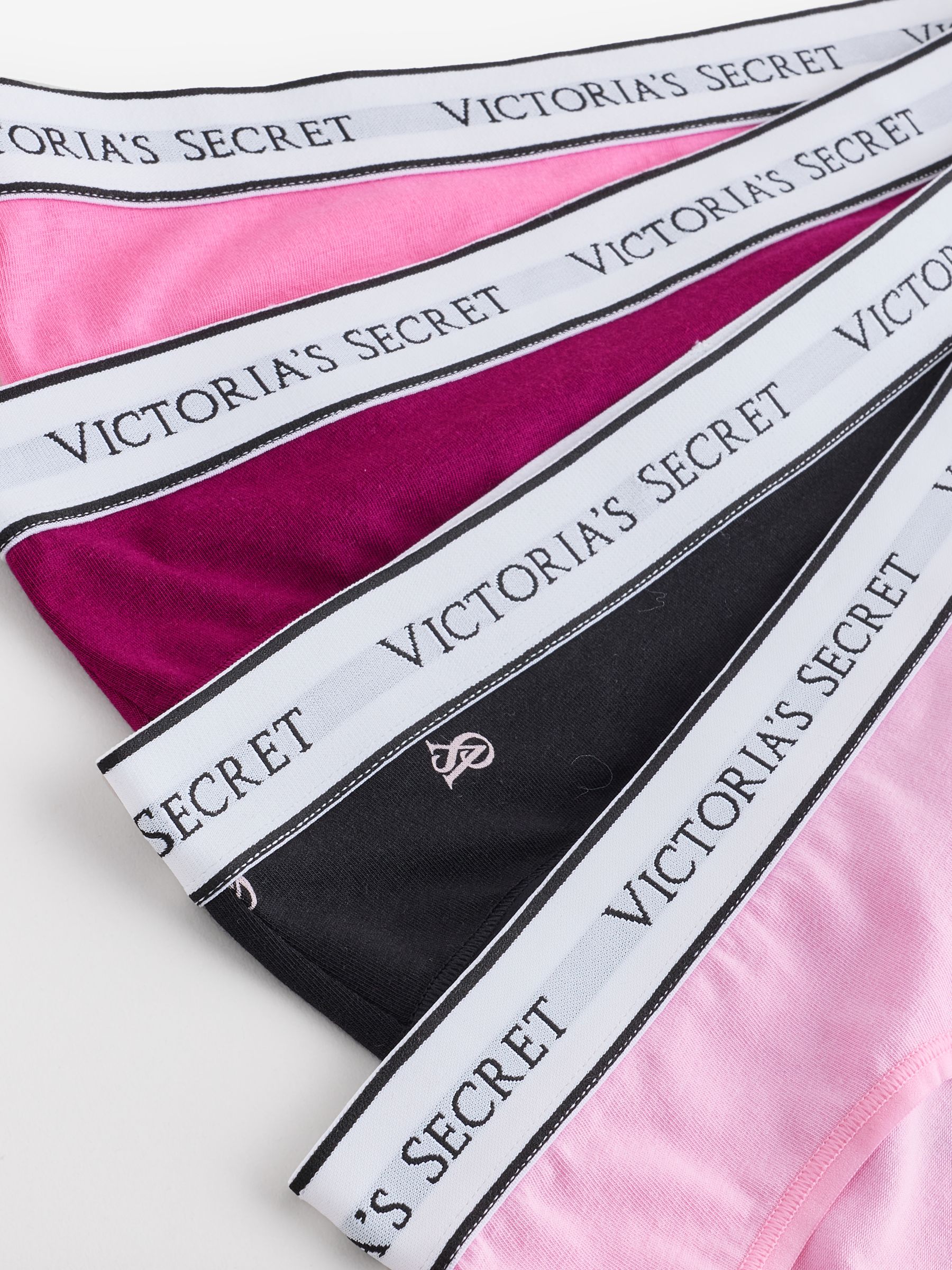 Pink/Black/Purple Hipster Logo 4 Pack Knickers - Image 7 of 7 Pink/Black/Purple Hipster Logo 4 Pack Knickers - Image 7 of 7