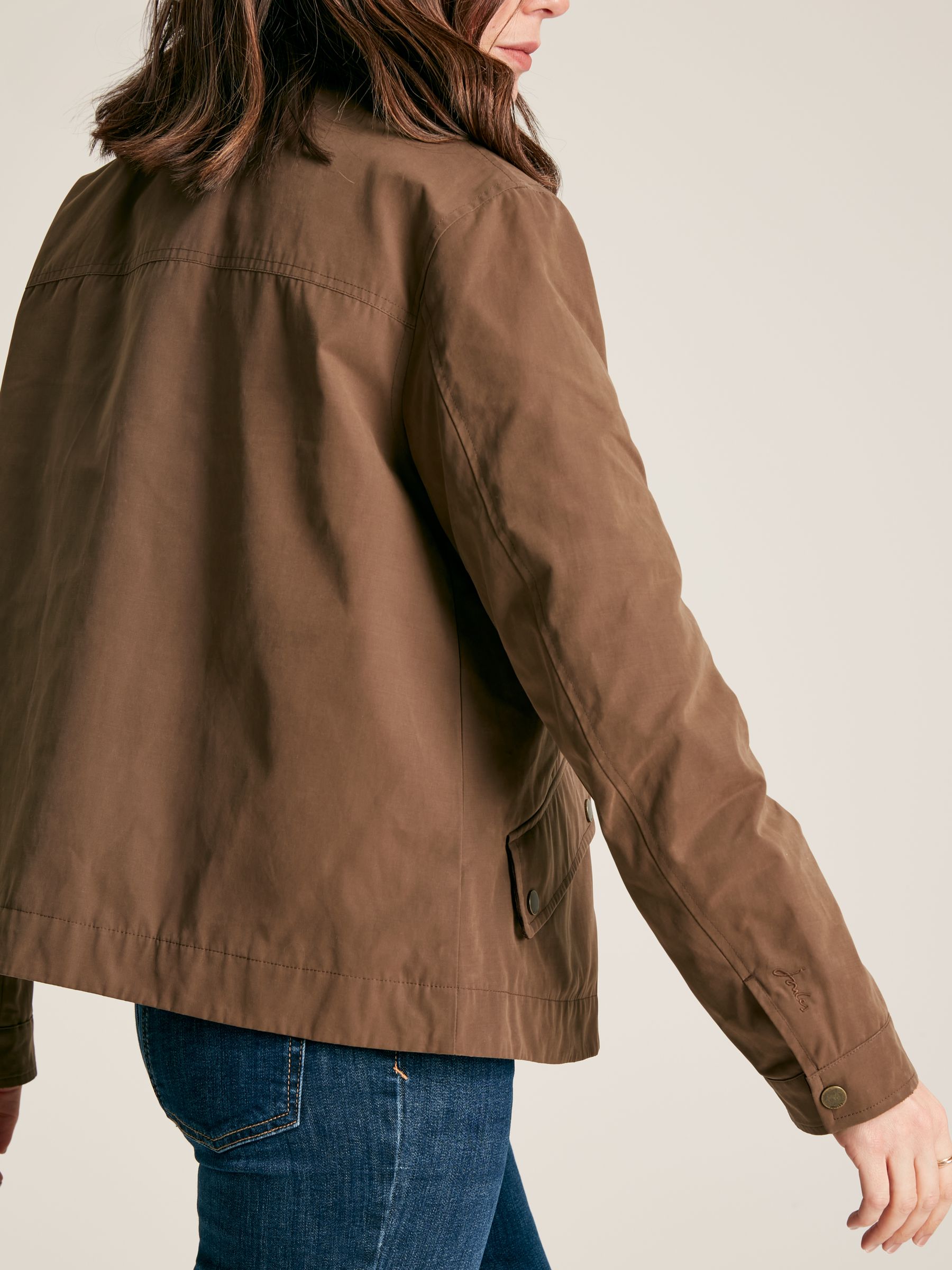 Belfield Brown Shower Resistant Dry Wax Jacket - Image 12 of 13