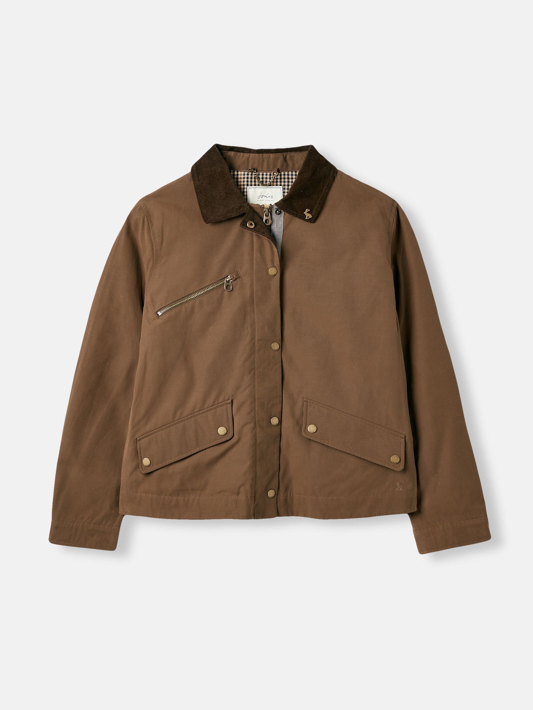 Belfield Brown Shower Resistant Dry Wax Jacket - Image 13 of 13