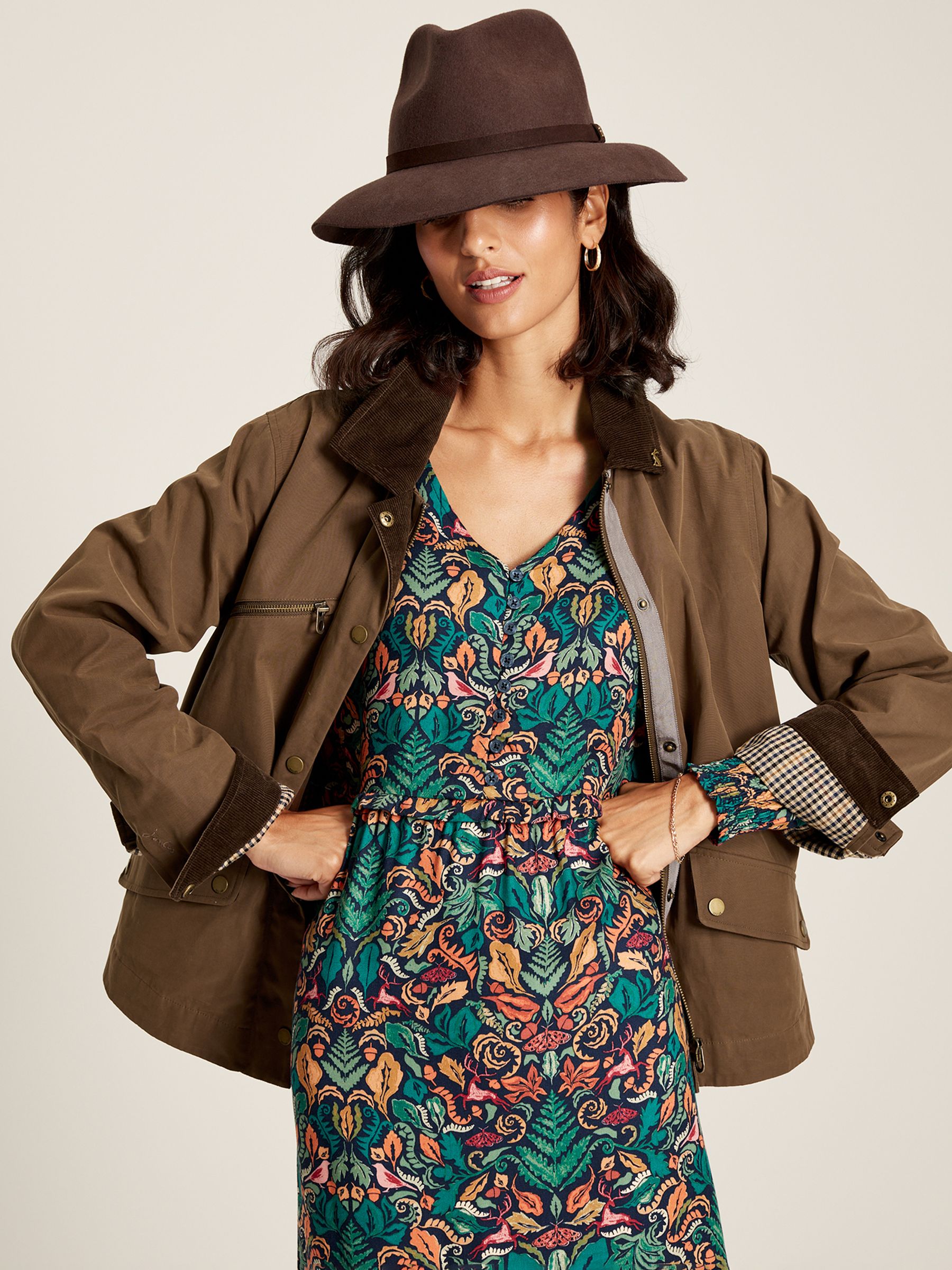 Belfield Brown Shower Resistant Dry Wax Jacket - Image 2 of 13