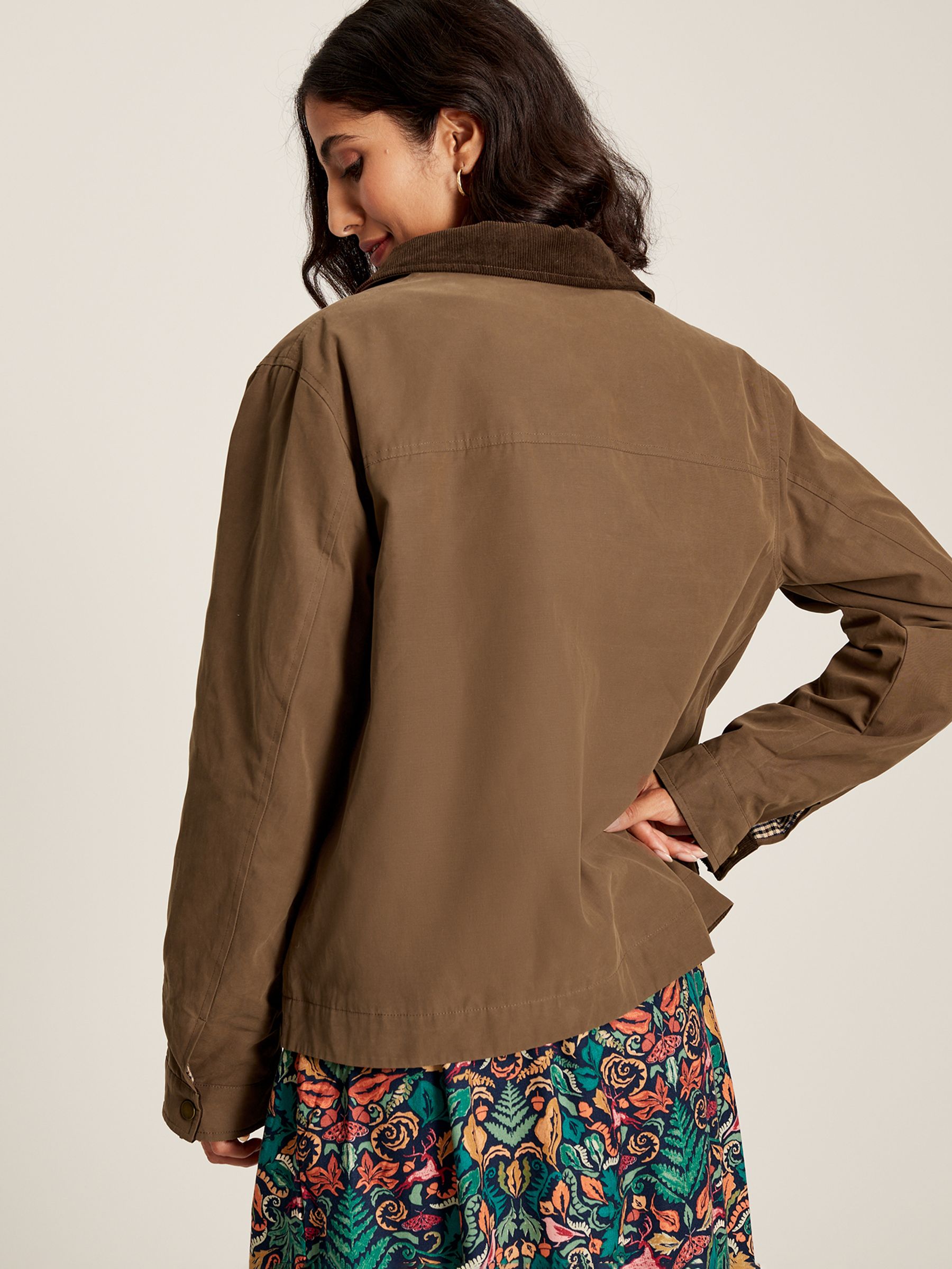 Belfield Brown Shower Resistant Dry Wax Jacket - Image 3 of 13