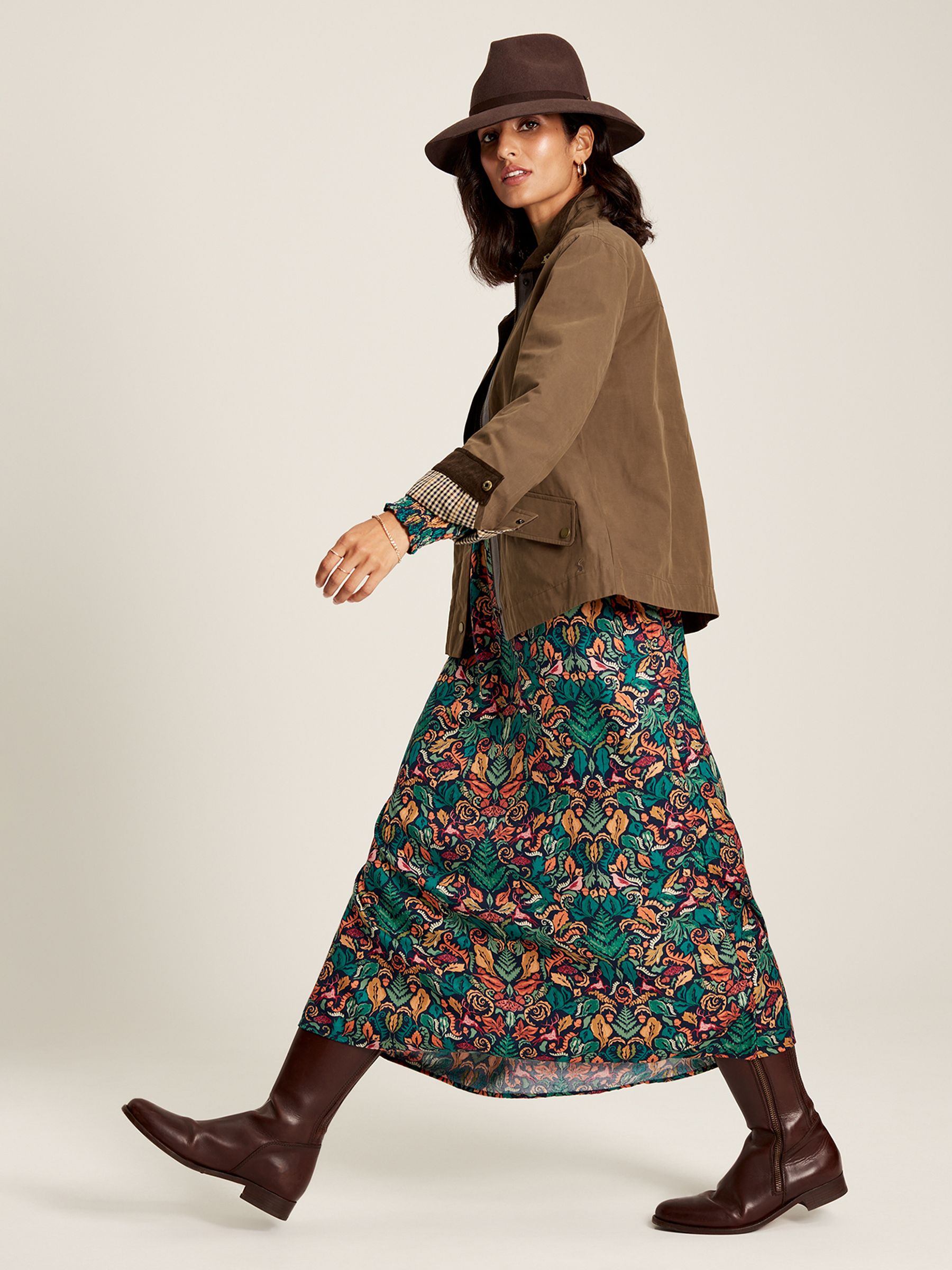 Belfield Brown Shower Resistant Dry Wax Jacket - Image 4 of 13