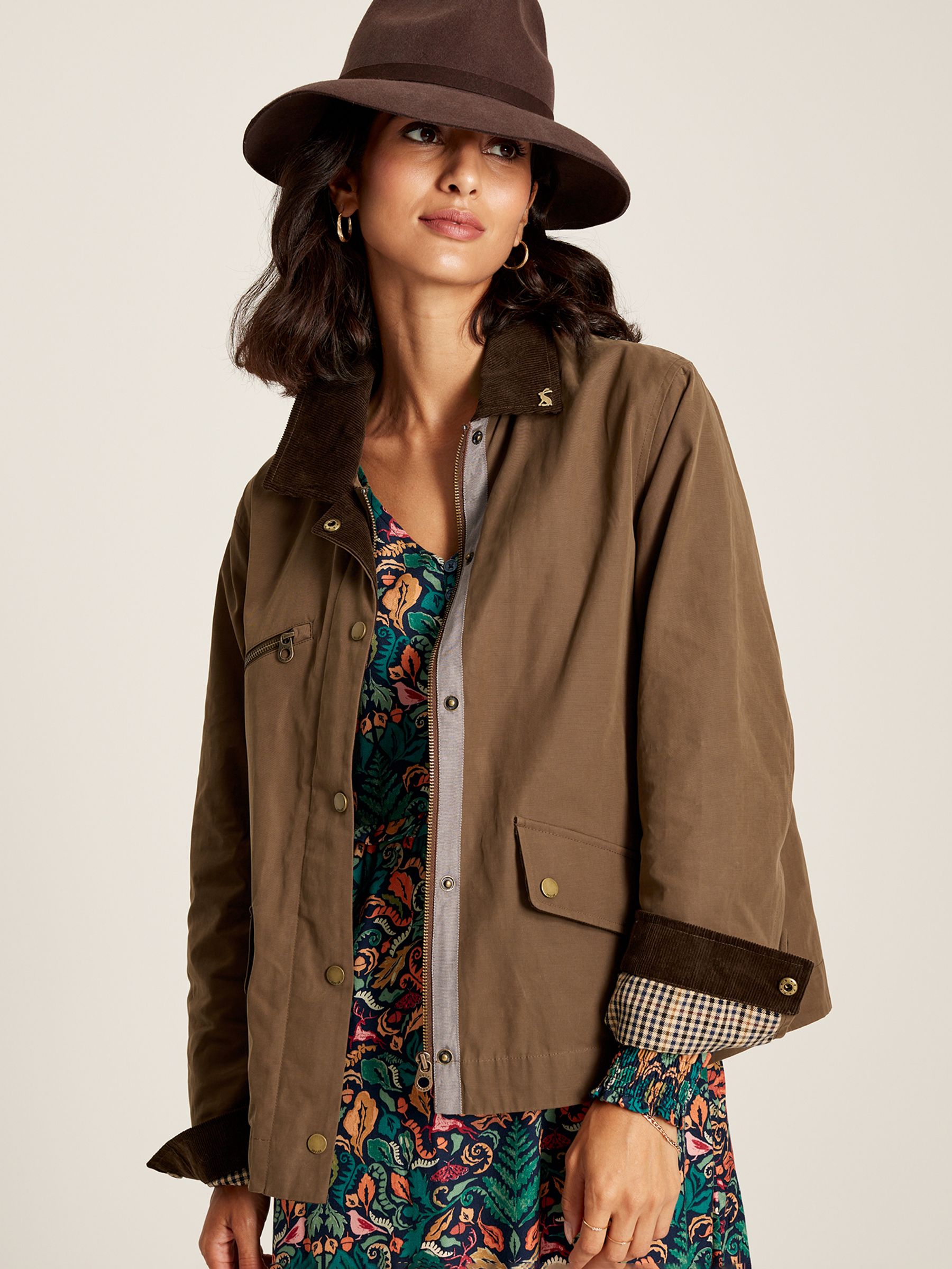 Belfield Brown Shower Resistant Dry Wax Jacket - Image 5 of 13
