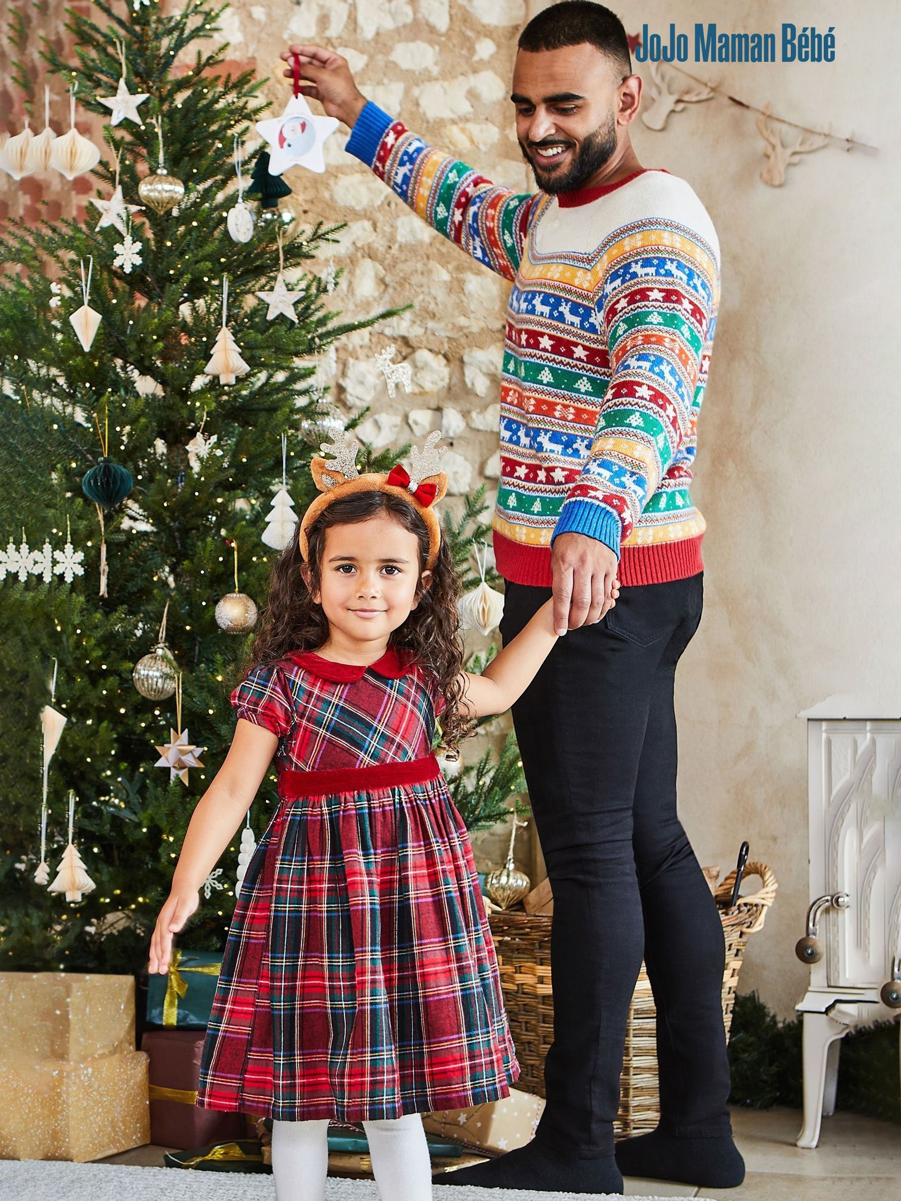 Multi Mens Christmas Fair Isle Pattern Jumper - Image 4 of 4