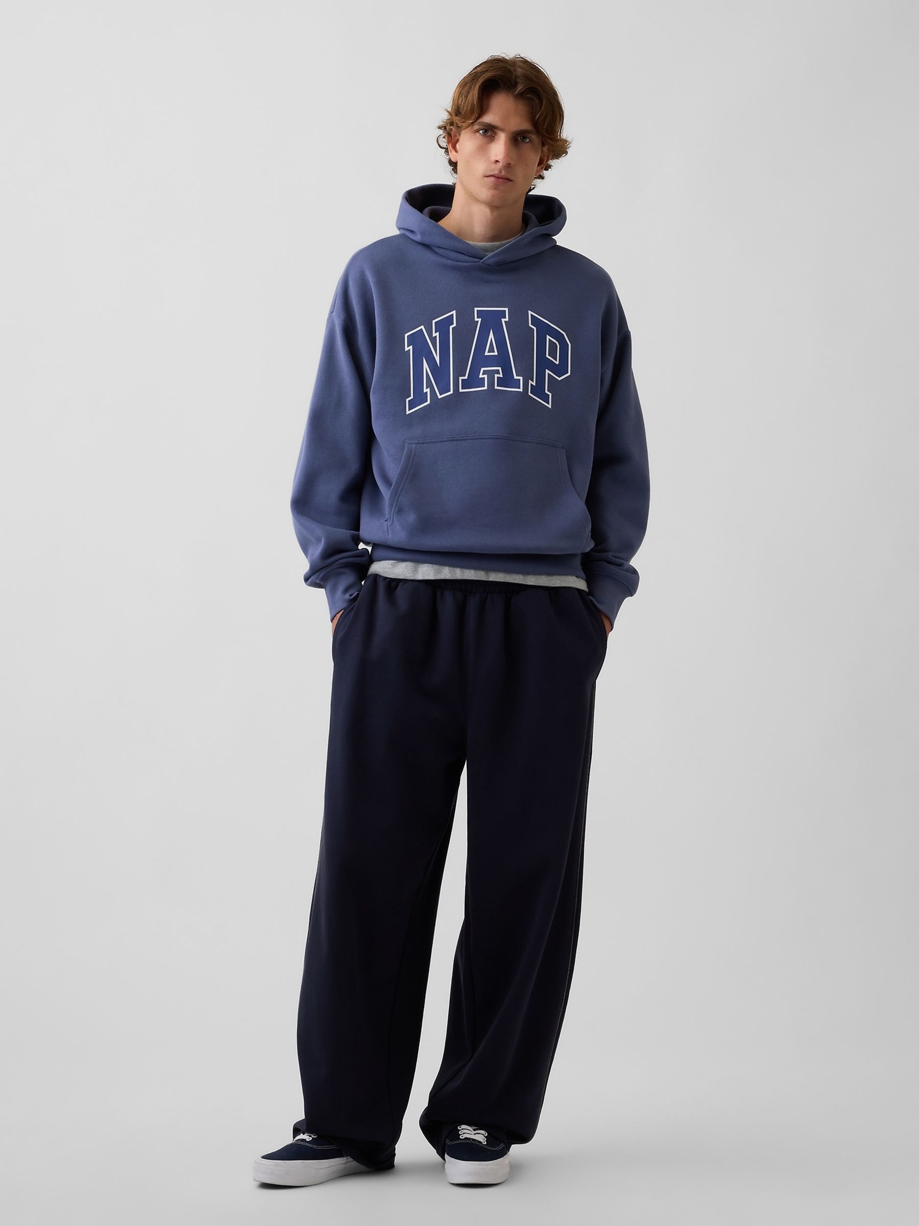 Blue Vintage Soft NAP Logo Hoodie - Image 3 of 4