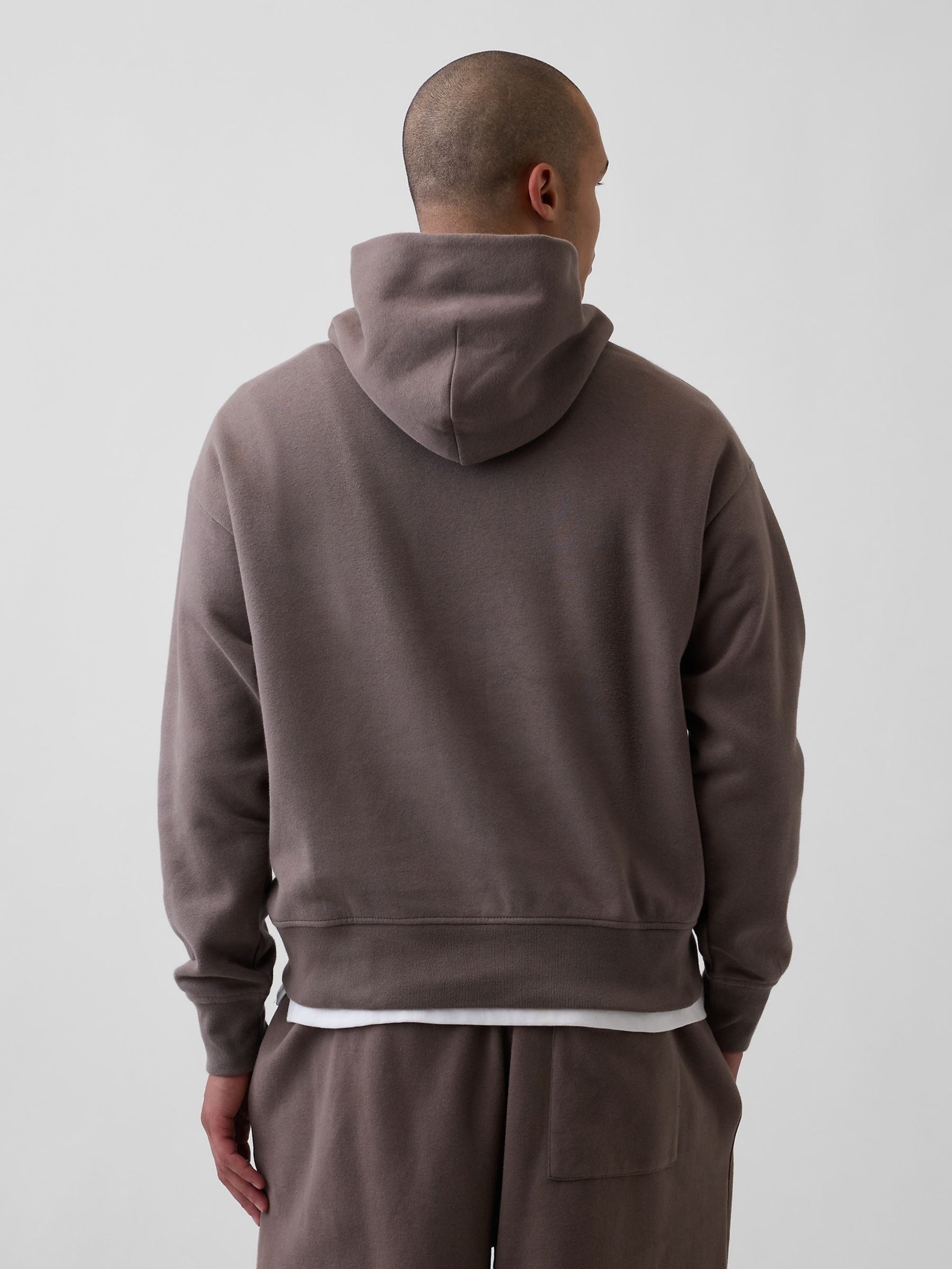 Brown Vintage Soft NAP Logo Hoodie - Image 2 of 4
