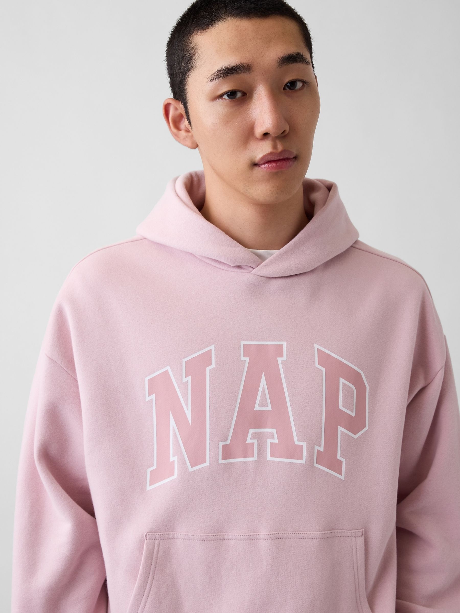 Pink Vintage Soft NAP Logo Hoodie - Image 3 of 3