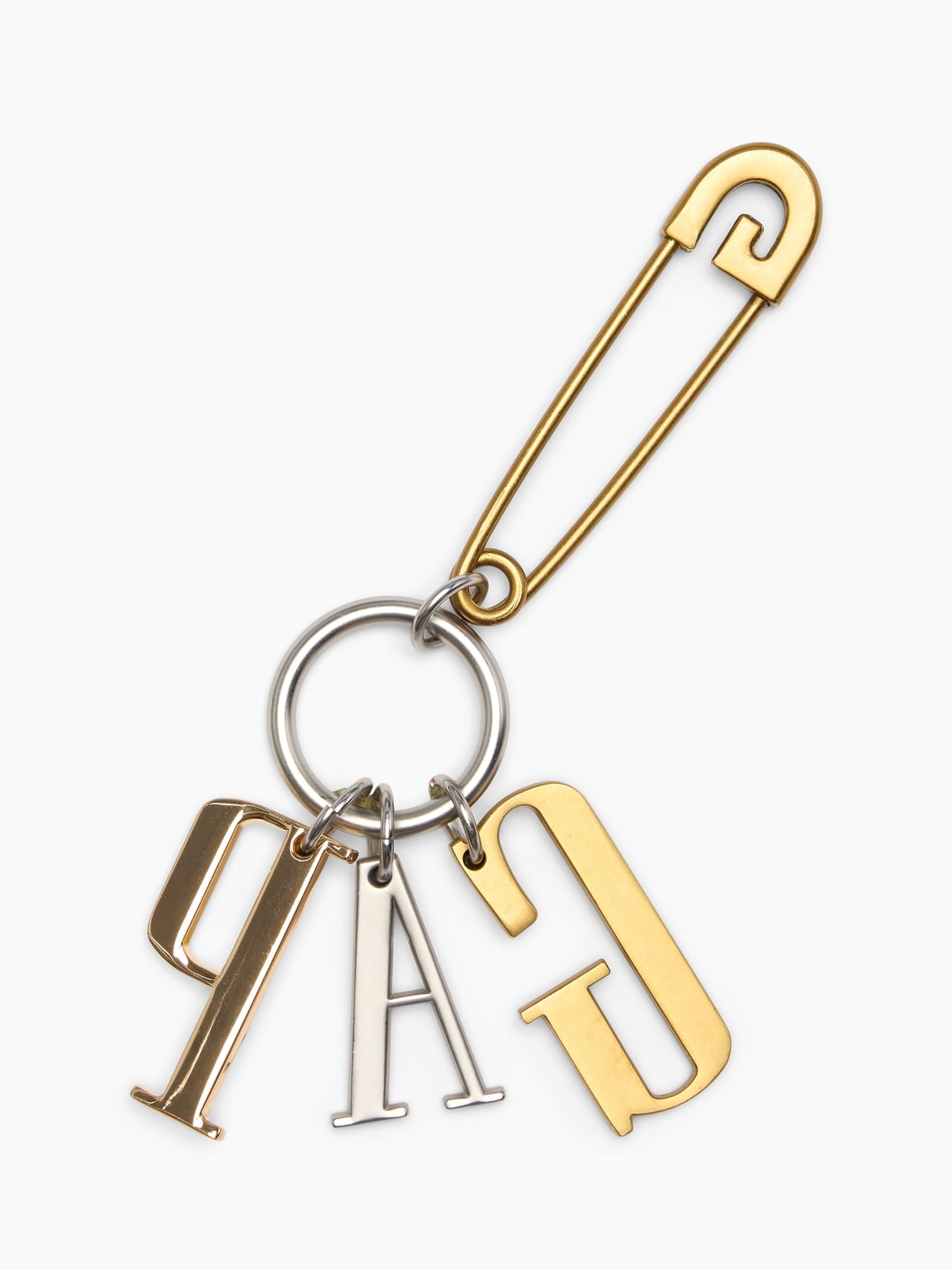 Gold Logo Bag Charm - Image 2 of 3 Gold Logo Bag Charm - Image 2 of 3