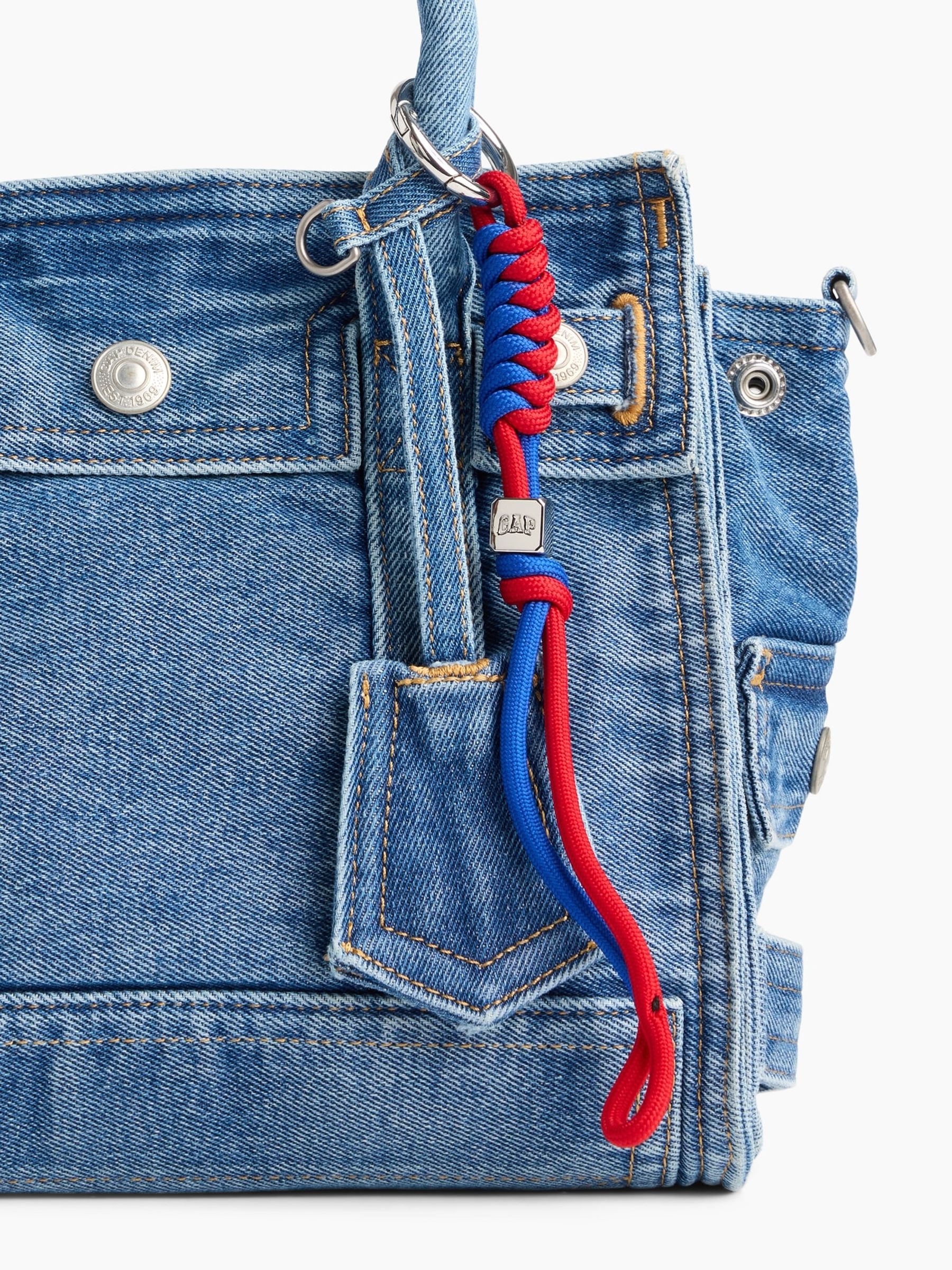 Red/Blue Bungee Bag Charm - Image 2 of 2