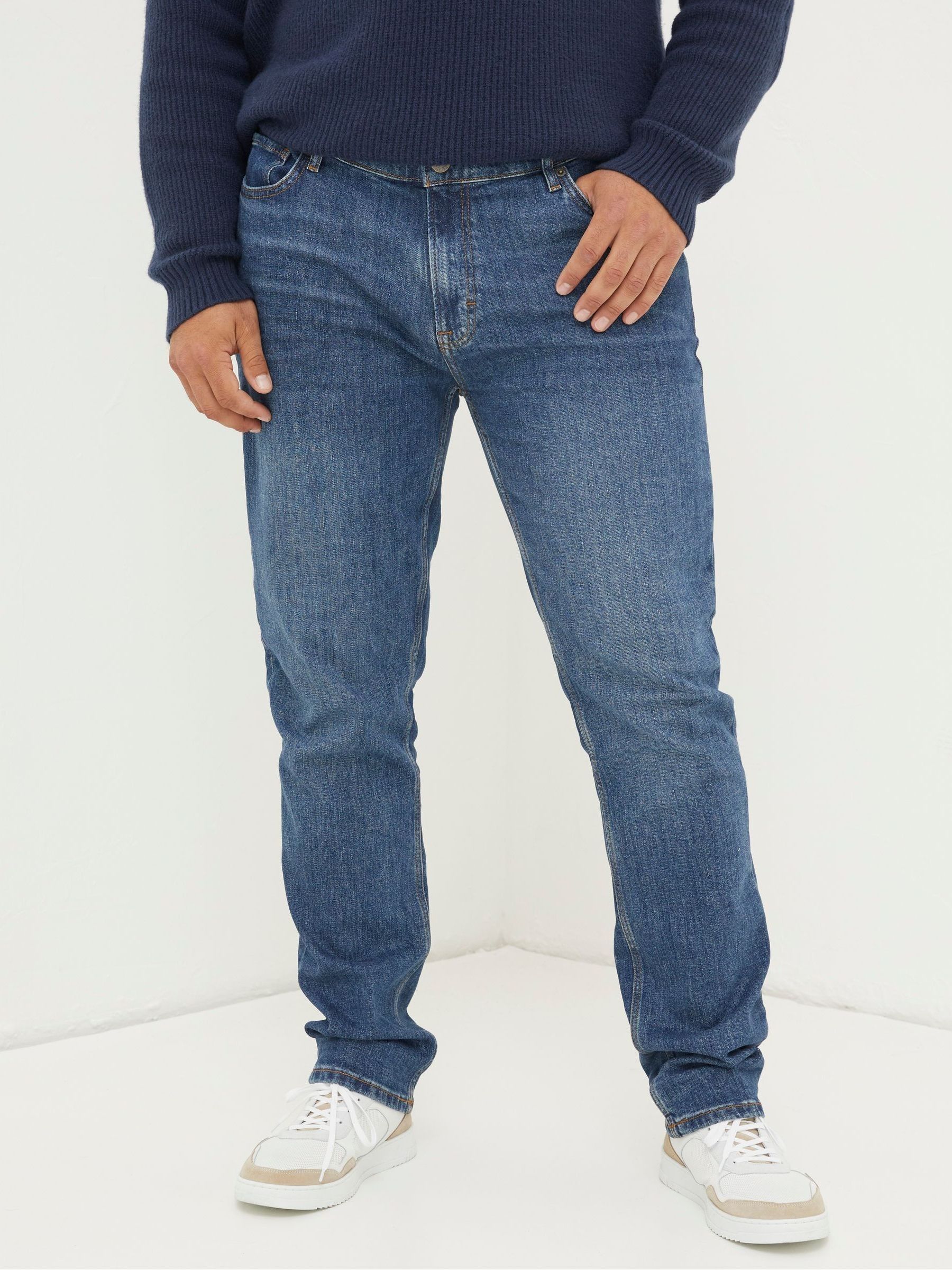 Indigo Blue Slim Fit Jeans - Image 4 of 6