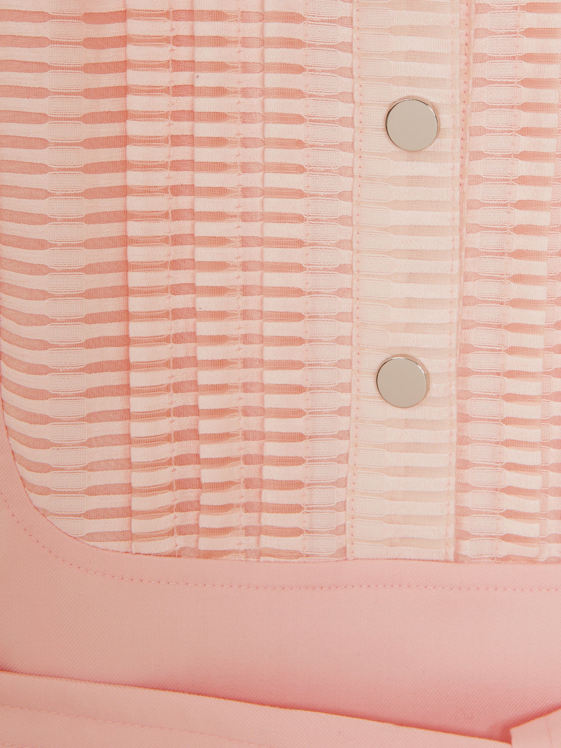 4-9 yrs Collared Belted Short Sleeve Dress in Pink - Image 5 of 5