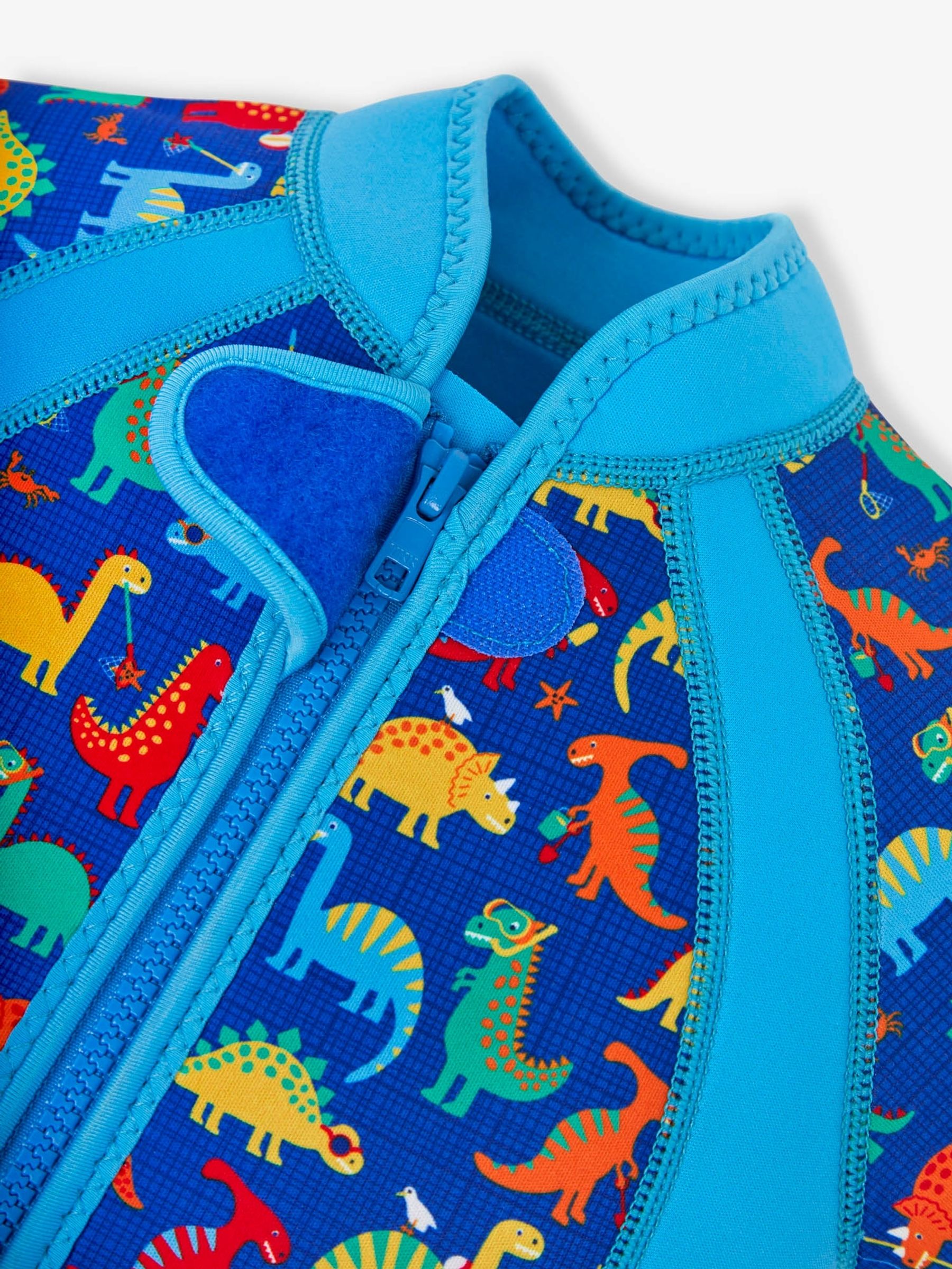 Blue Printed Junior Wetsuit - Image 3 of 4