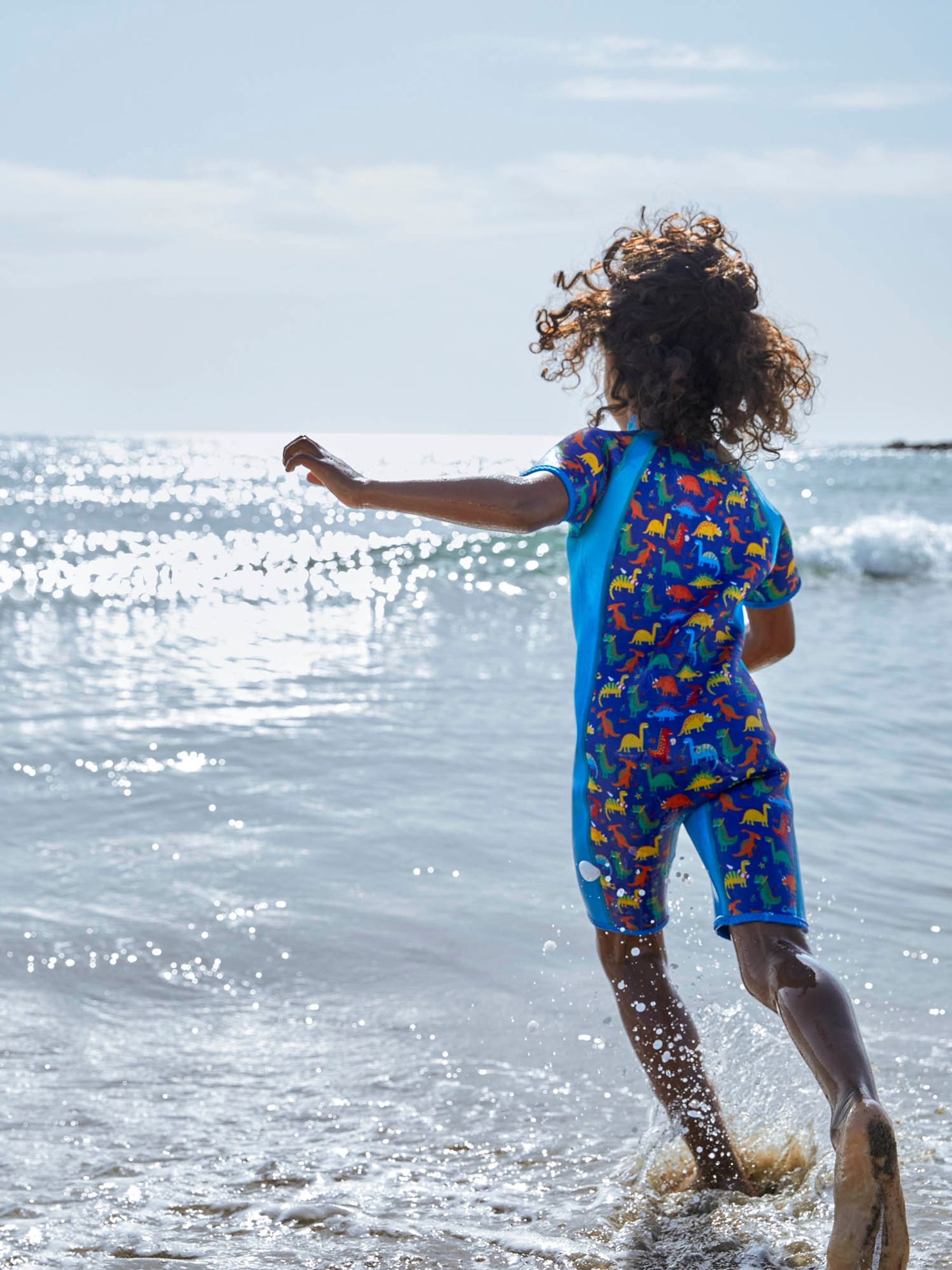 Blue Printed Junior Wetsuit - Image 4 of 4