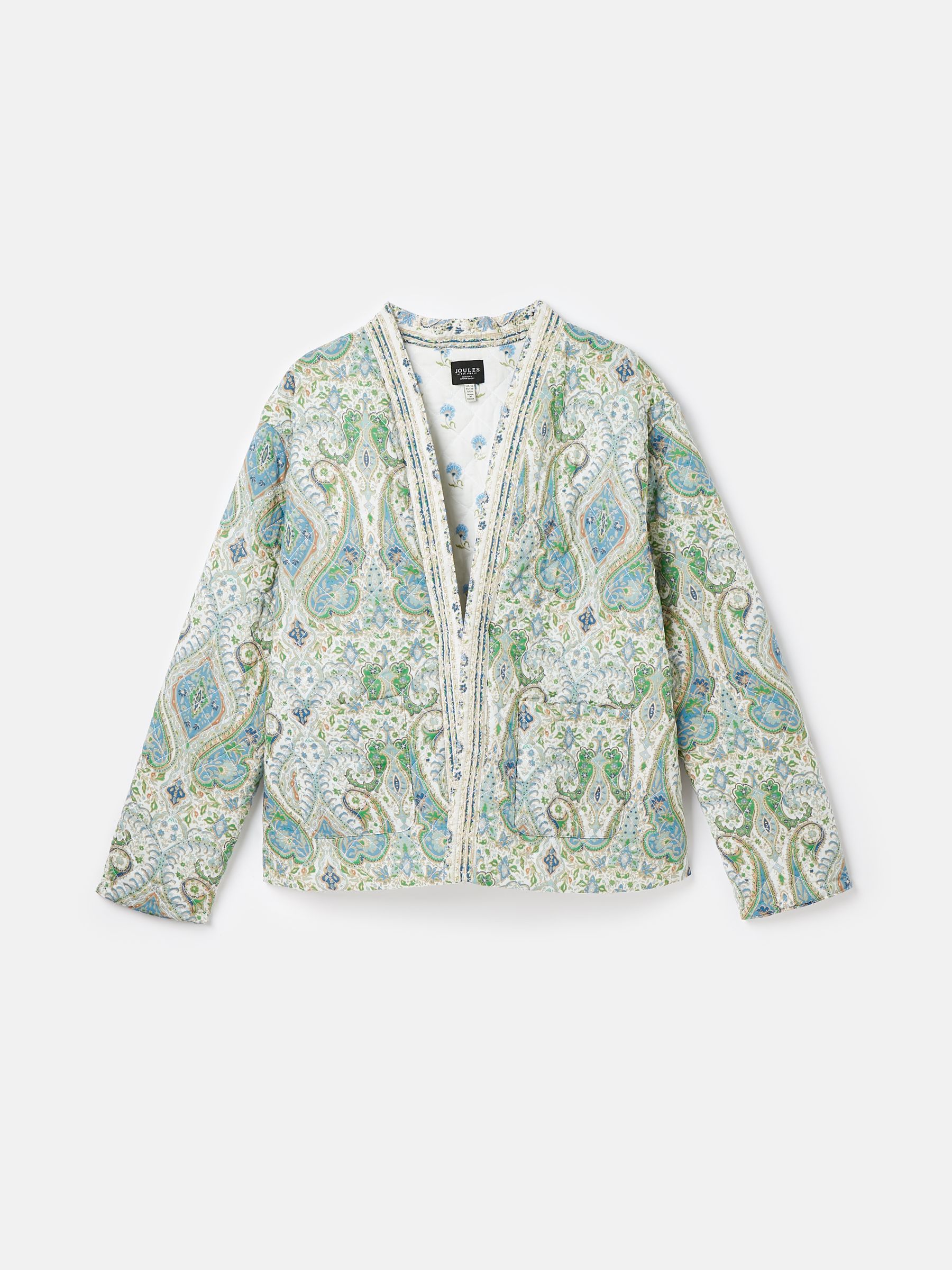 Blakeney Relaxed Fit Paisley Cotton Quilted Jacket - Image 6 of 6