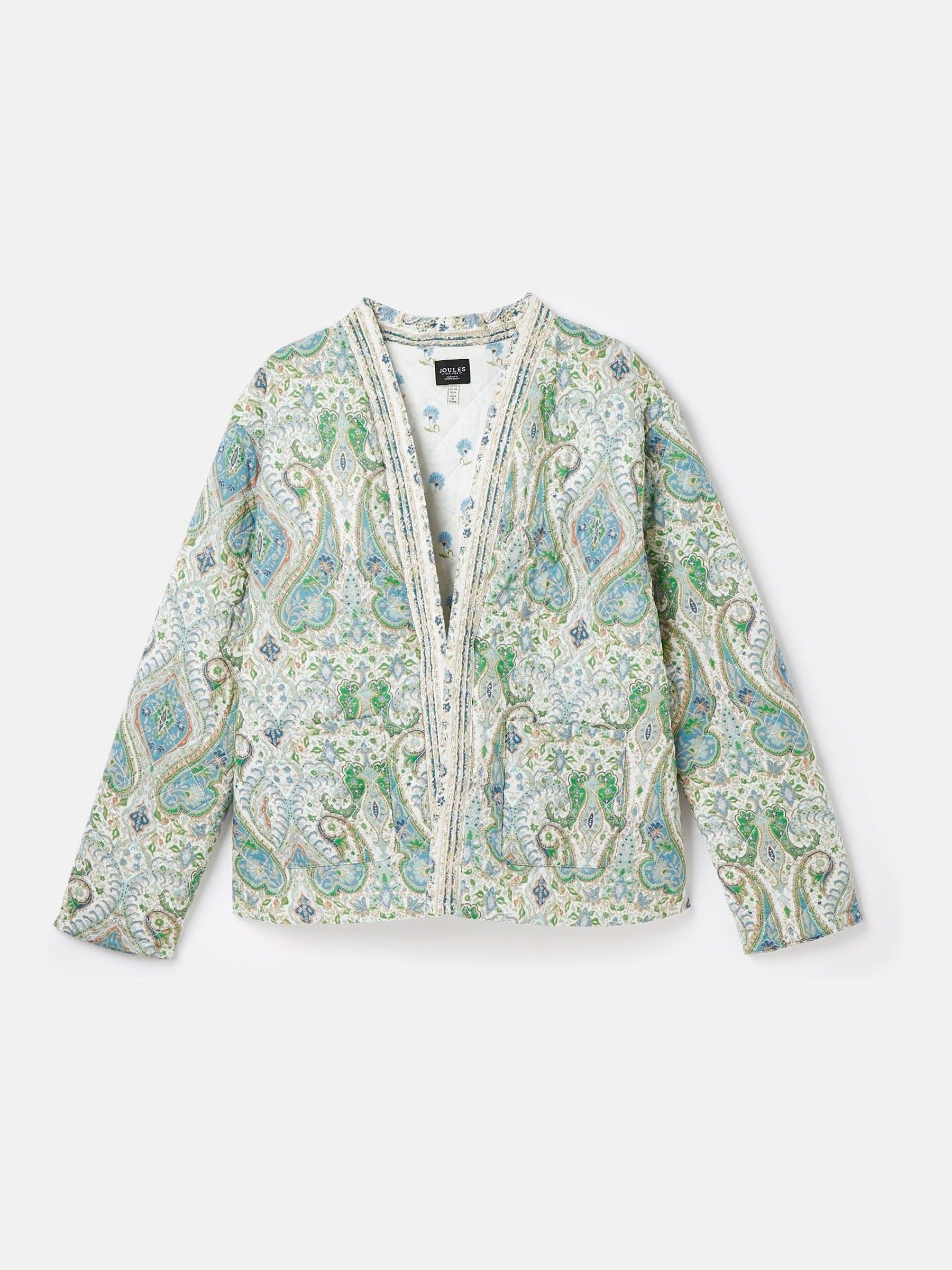 Blakeney Relaxed Fit Paisley Cotton Quilted Jacket - Image 7 of 7