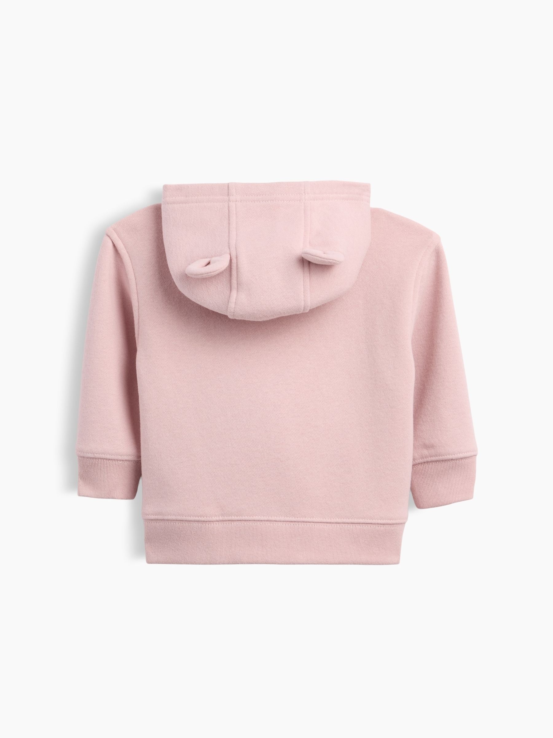 Pink VinstageSoft Brannan Bear Logo Zip-Up Hoodie - Image 2 of 2 Pink VinstageSoft Brannan Bear Logo Zip-Up Hoodie - Image 2 of 2