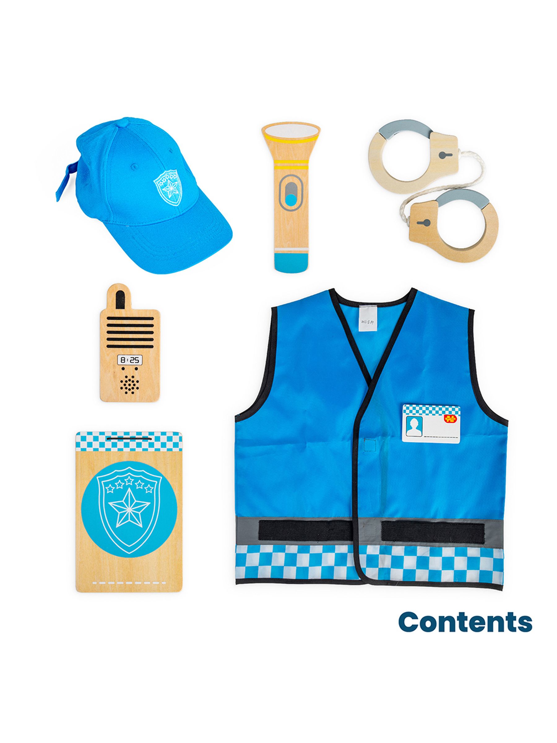 Bigjigs Police Dress Up Costume - Image 4 of 6
