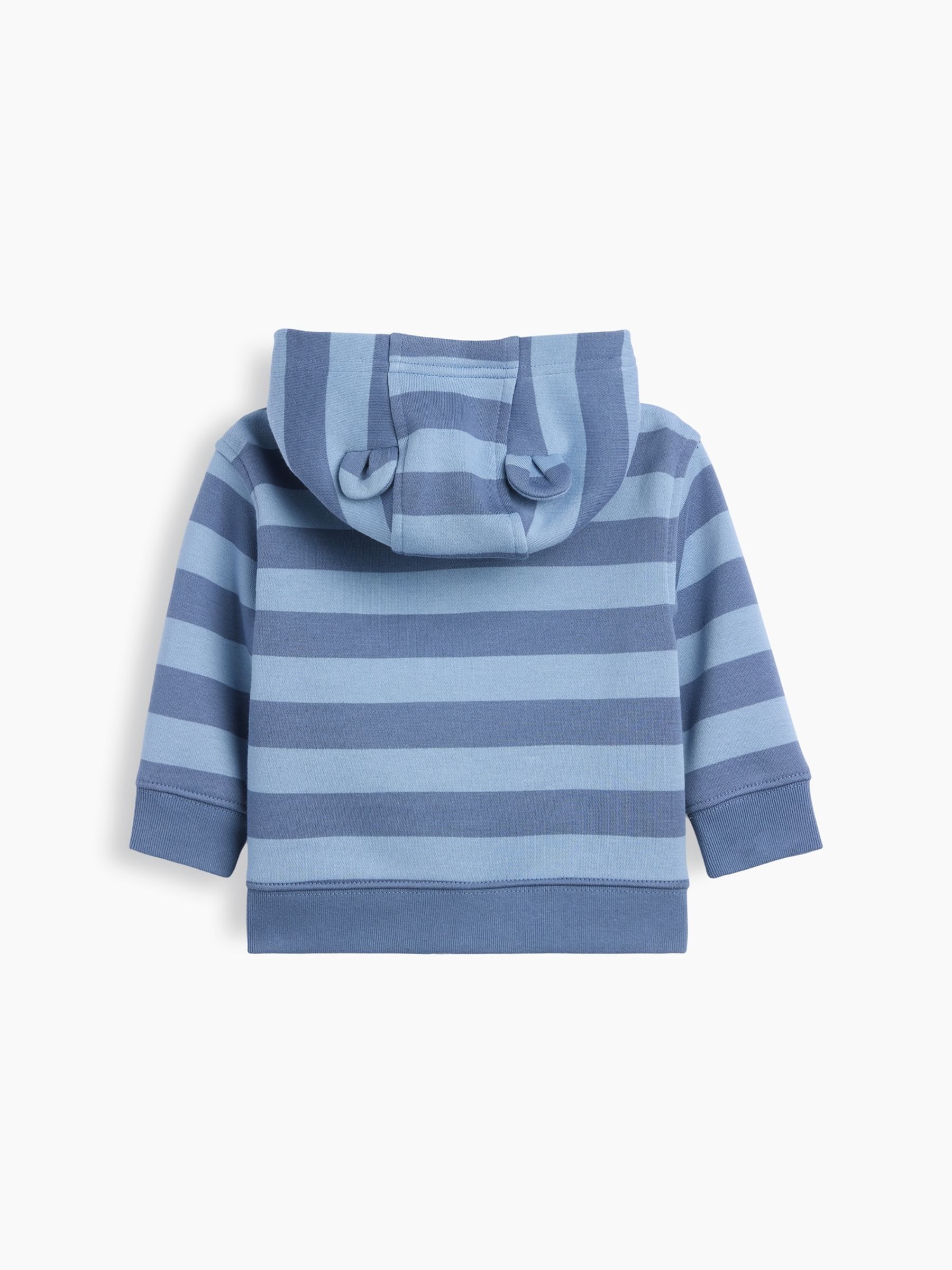 Blue Stripe VinstageSoft Brannan Bear Logo Zip-Up Hoodie - Image 2 of 2