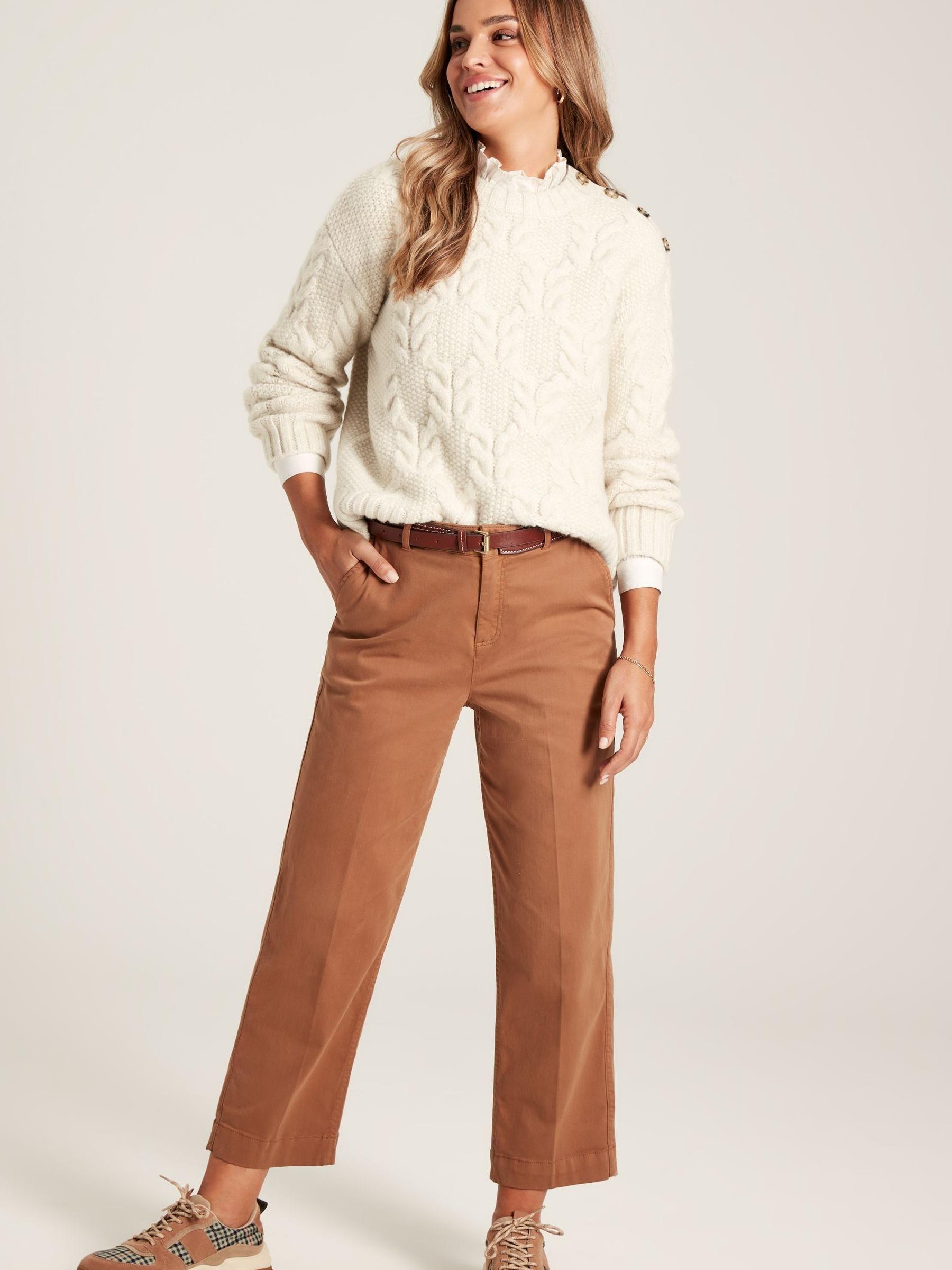 Pippa Cream Cable Knit Jumper - Image 3 of 6