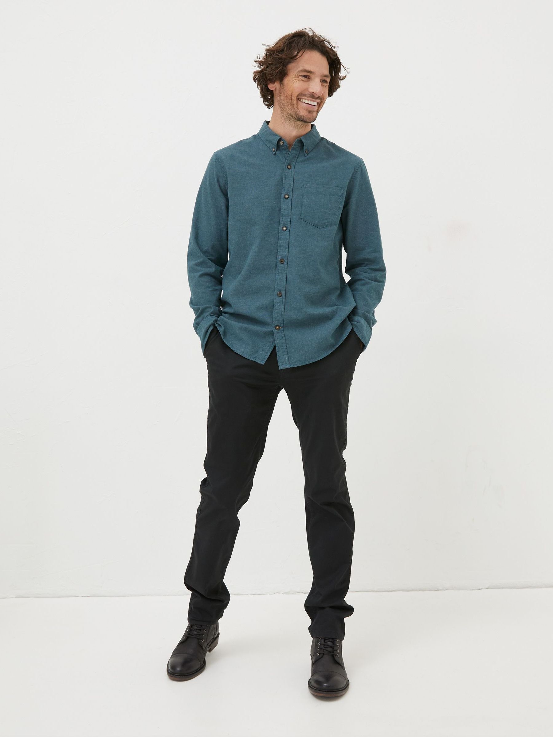 Black Slim Heyshott Trousers - Image 1 of 5