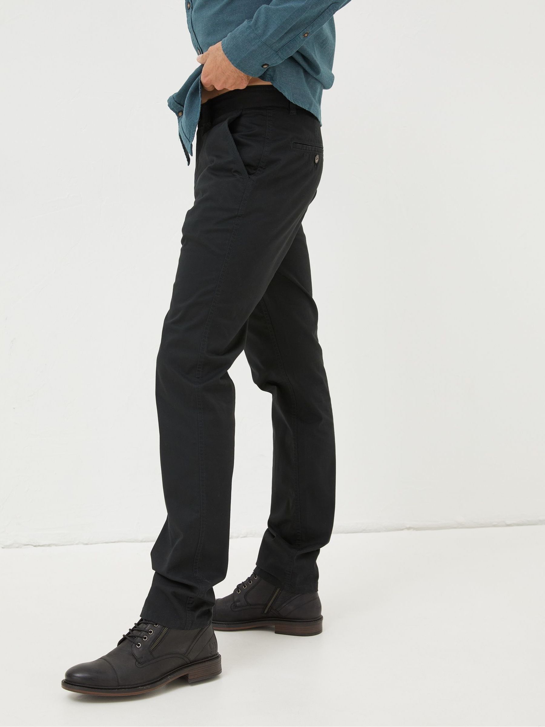 Black Slim Heyshott Trousers - Image 2 of 5