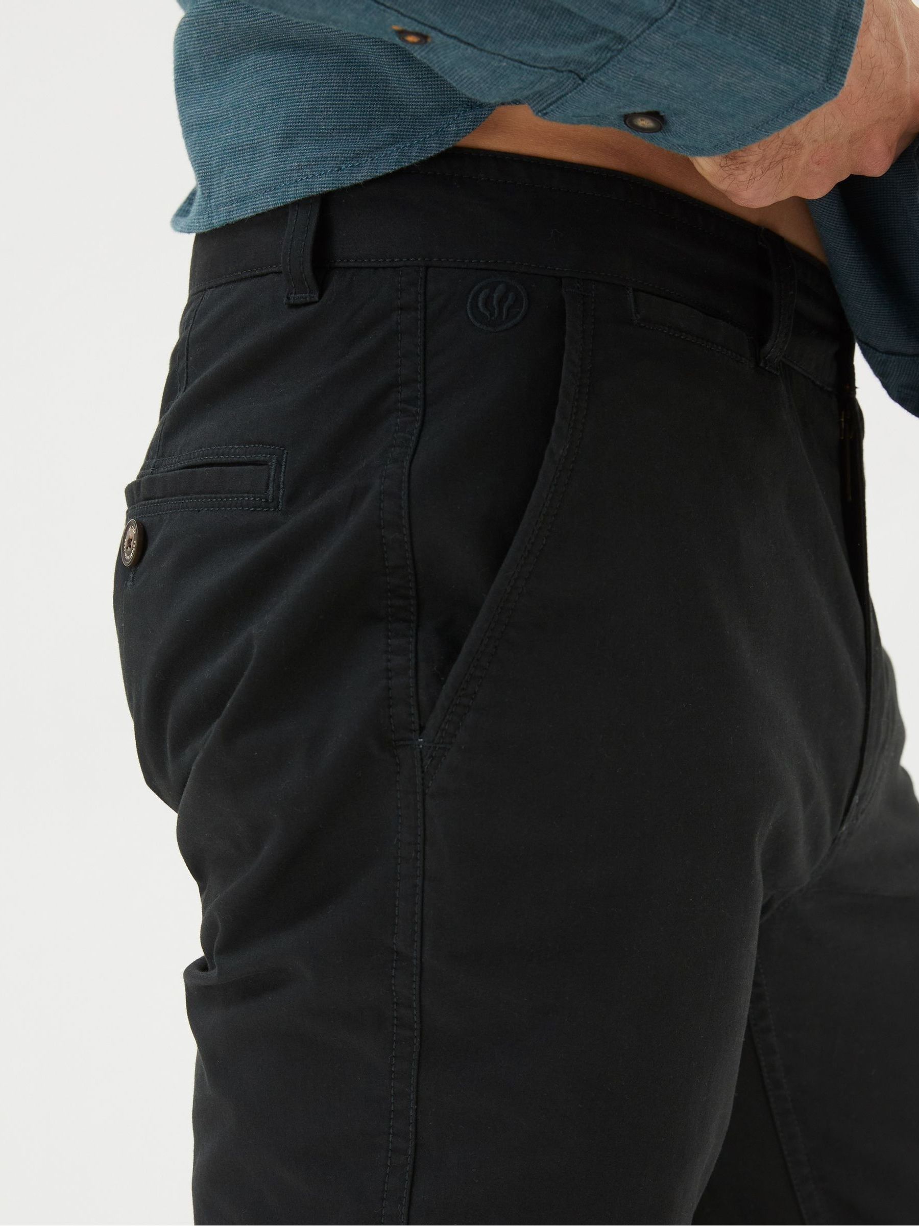 Black Slim Heyshott Trousers - Image 4 of 5