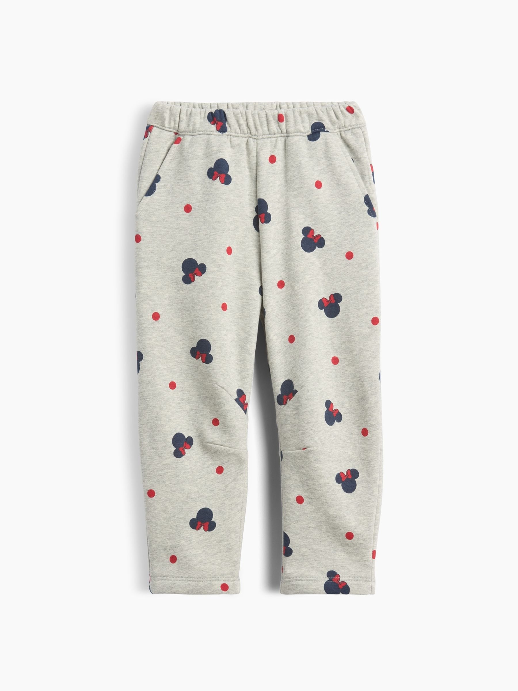 Grey Minnie Mouse VintageSoft Wide-Leg Joggers - Image 1 of 2