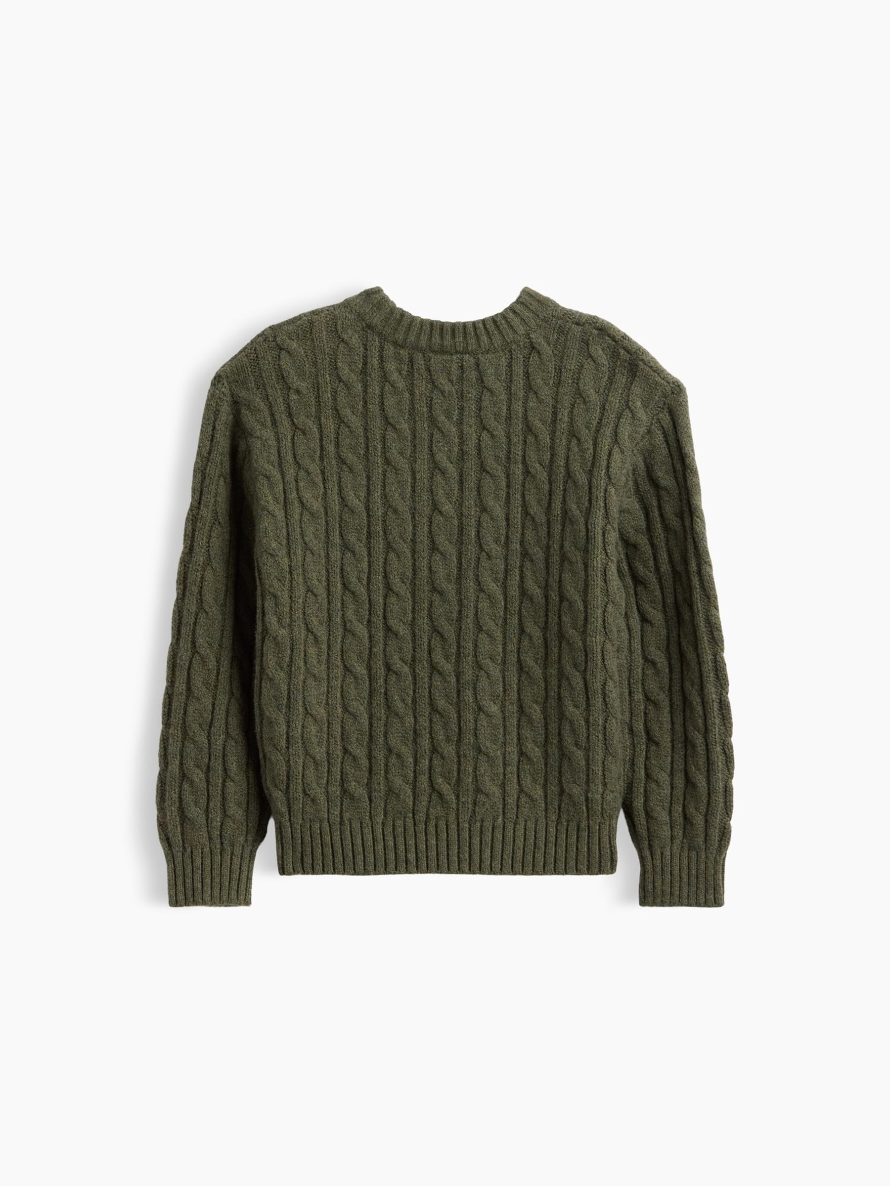 Green CashSoft Cable-Knit Jumper - Image 2 of 2
