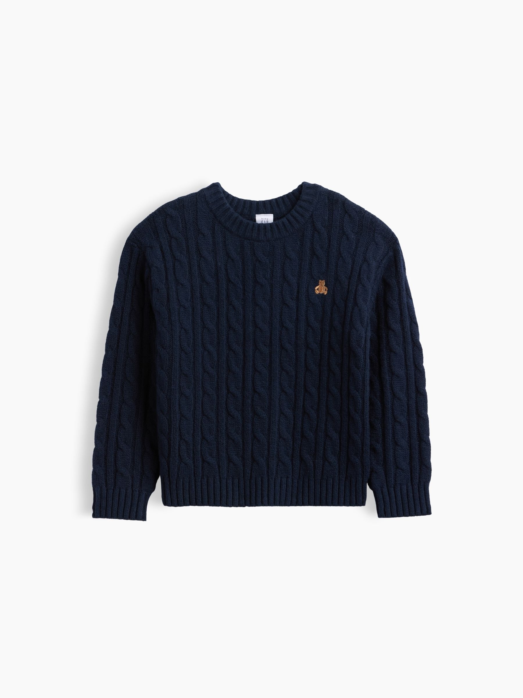Navy CashSoft Cable-Knit Jumper - Image 2 of 3 Navy CashSoft Cable-Knit Jumper - Image 2 of 3