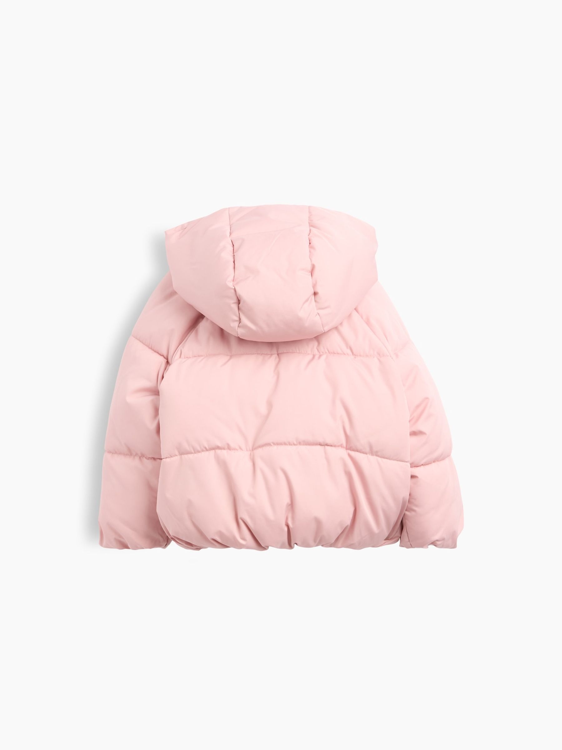 Pink Hooded Puffer Jacket - Image 2 of 2