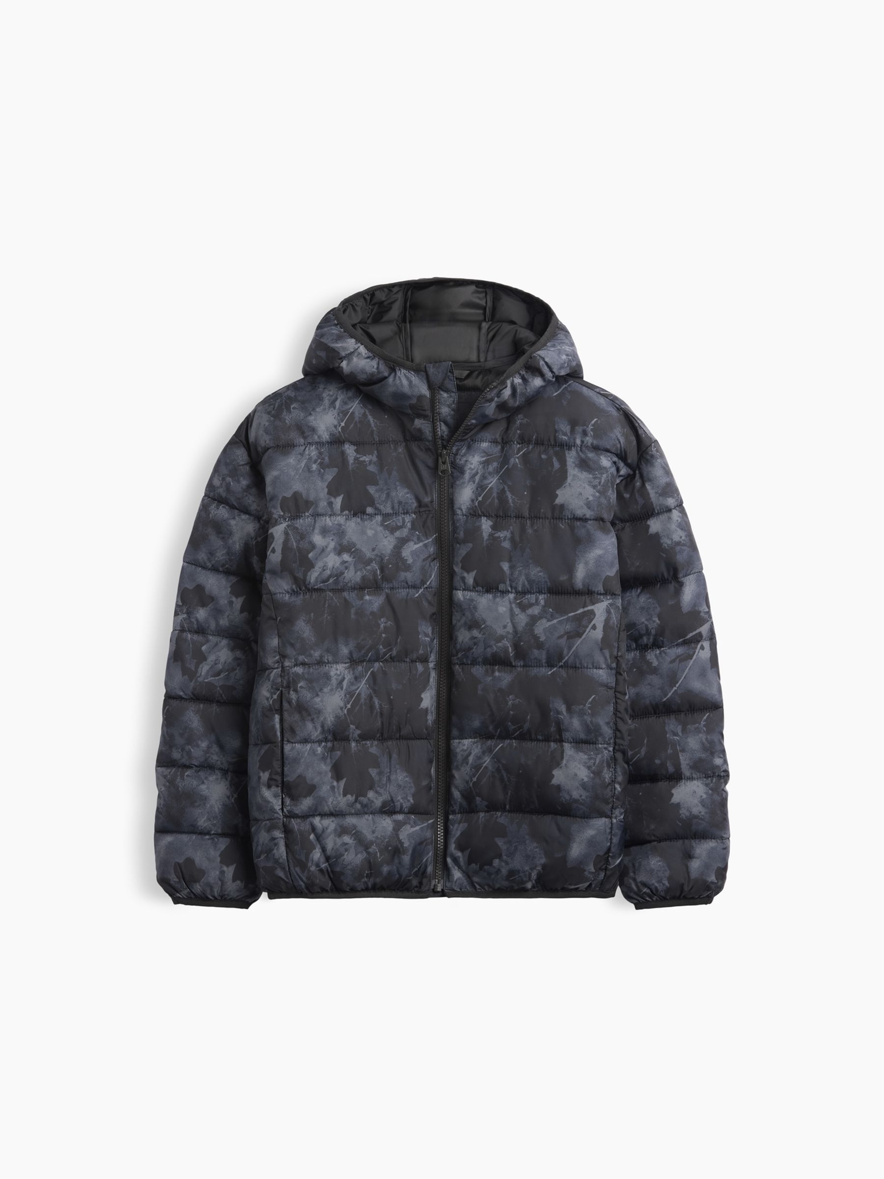 Navy Camo Lightweight Puffer Coat - Image 4 of 5
