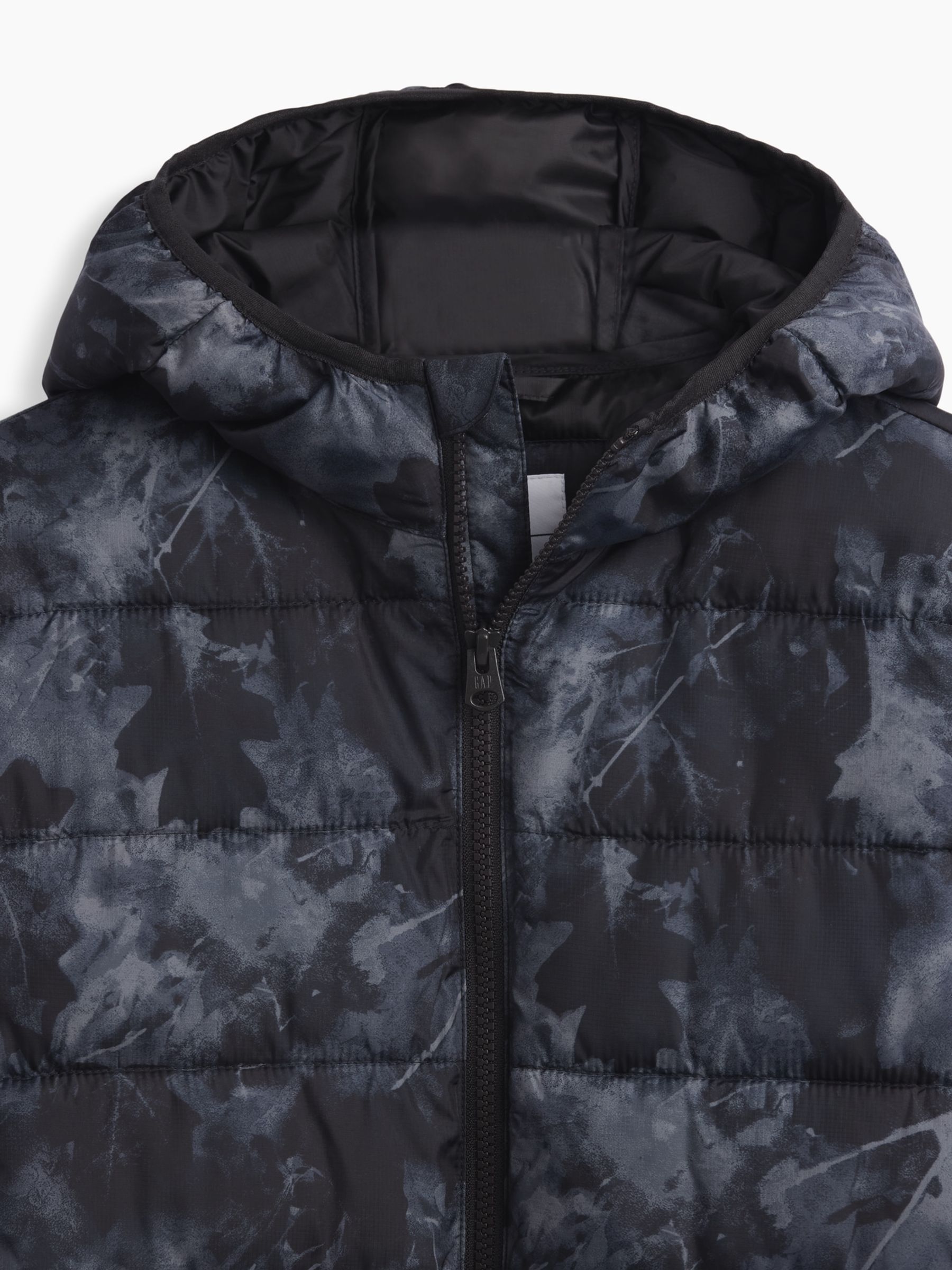 Navy Camo Lightweight Puffer Coat - Image 5 of 5 Navy Camo Lightweight Puffer Coat - Image 5 of 5