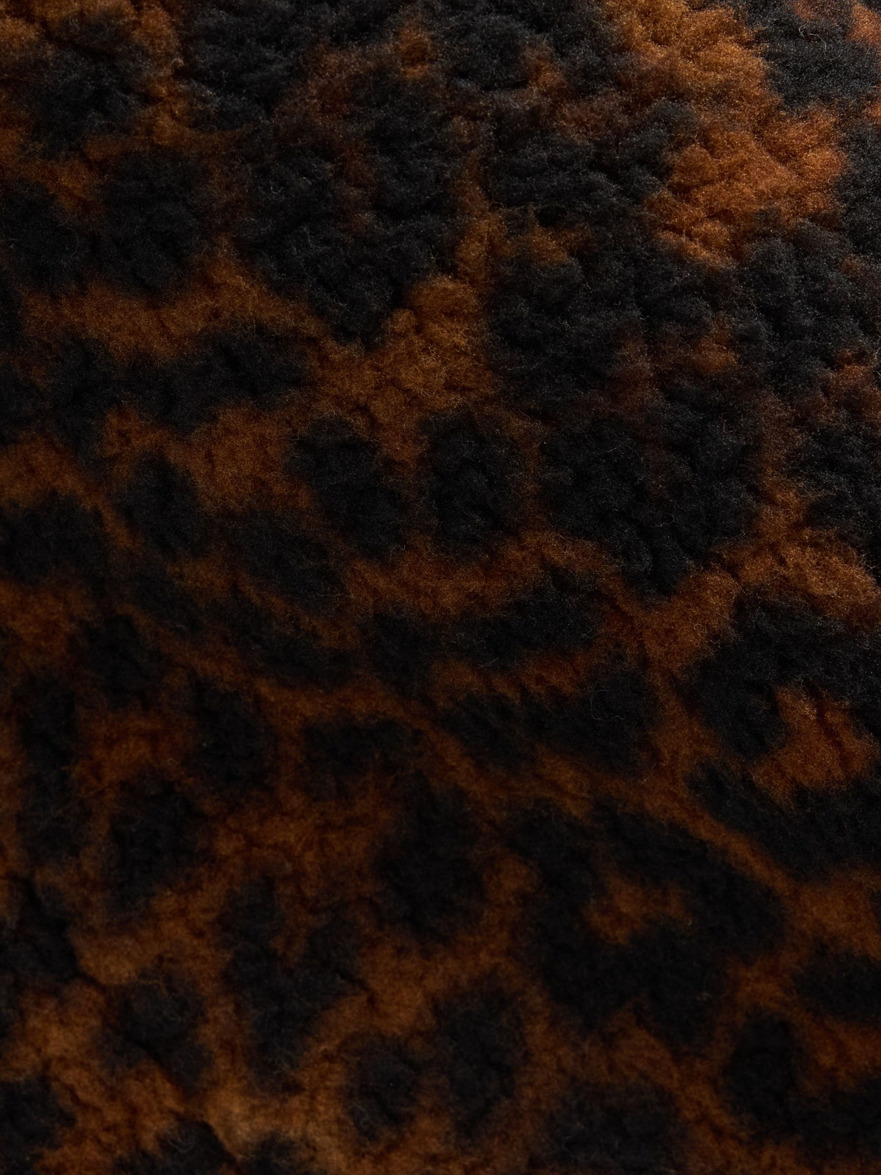 Leopard Sherpa Relaxed Zip-Up Jacket - Image 6 of 6