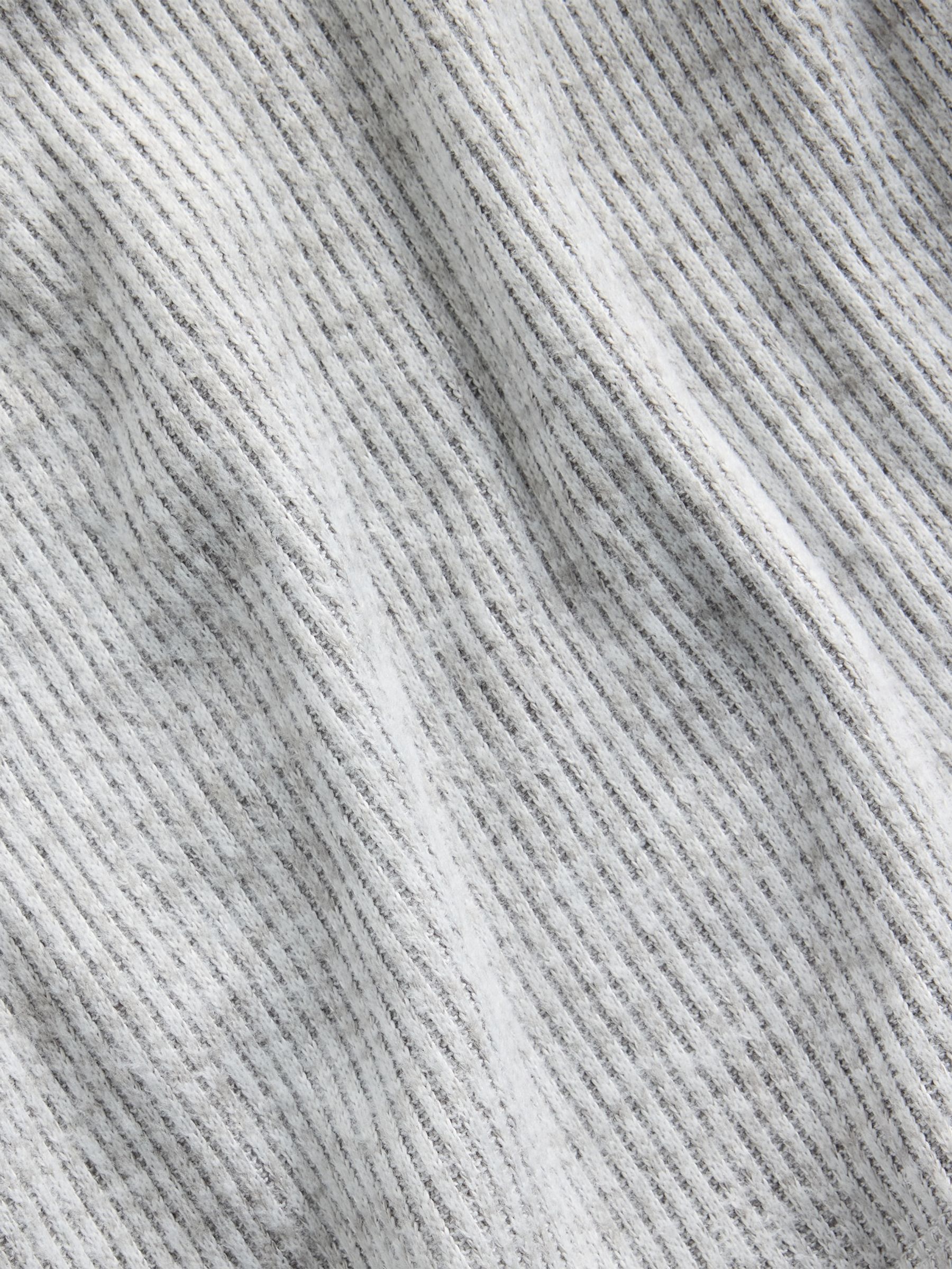Grey Off-Shoulder Rib Top - Image 4 of 4 Grey Off-Shoulder Rib Top - Image 4 of 4