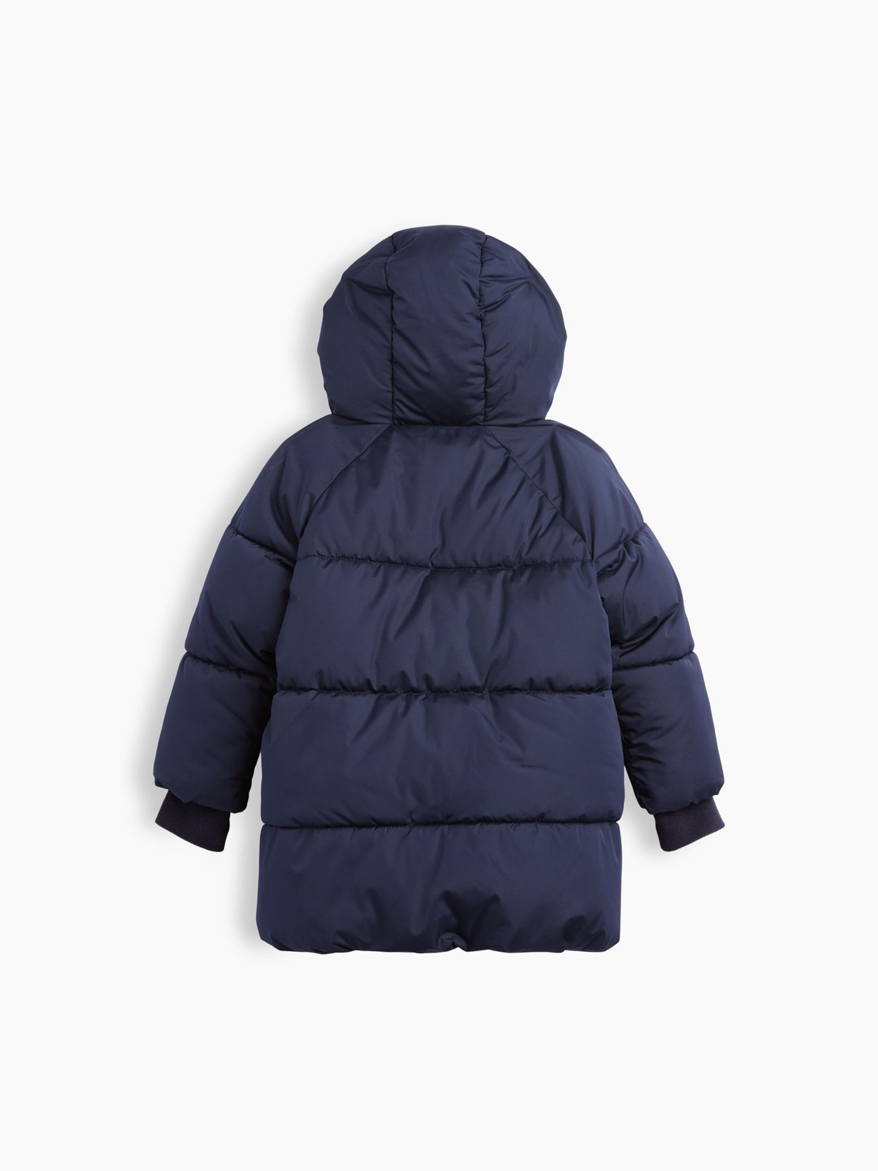 Blue Sherpa-Lined Heavyweight Puffer Coat - Image 2 of 2 Blue Sherpa-Lined Heavyweight Puffer Coat - Image 2 of 2