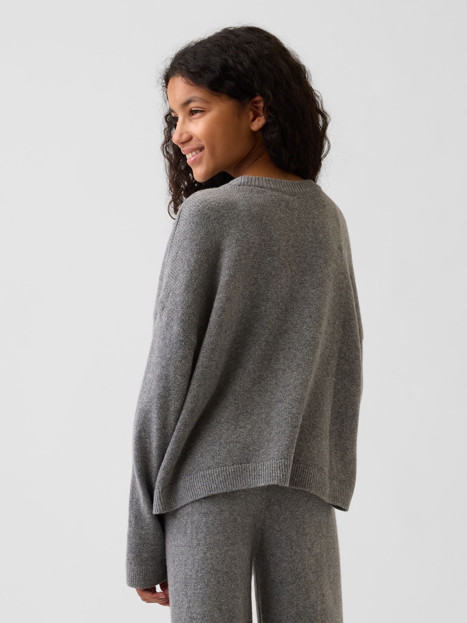 Grey CashSoft Oversized Jumper - Image 2 of 4