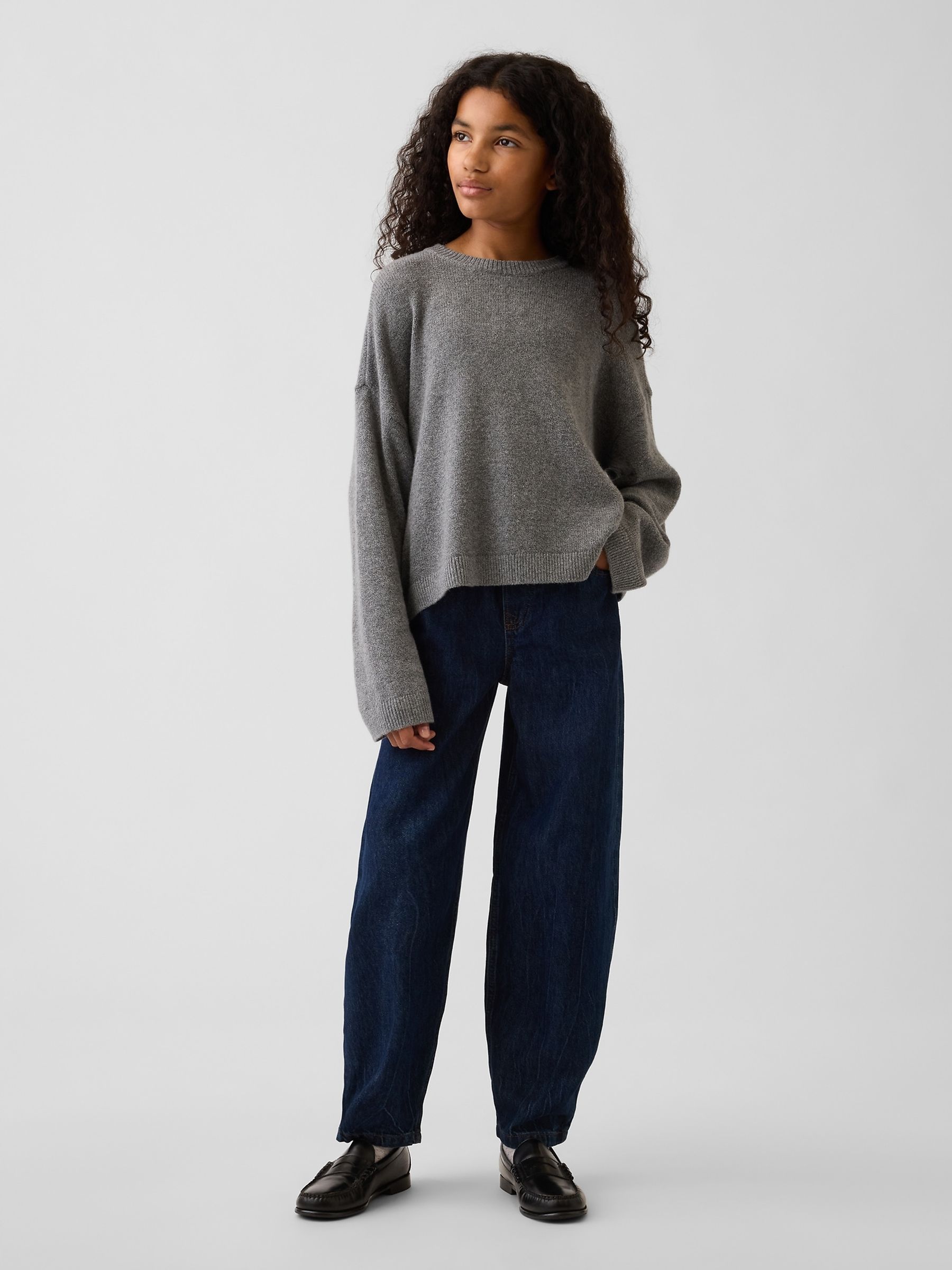 Grey CashSoft Oversized Jumper - Image 3 of 4