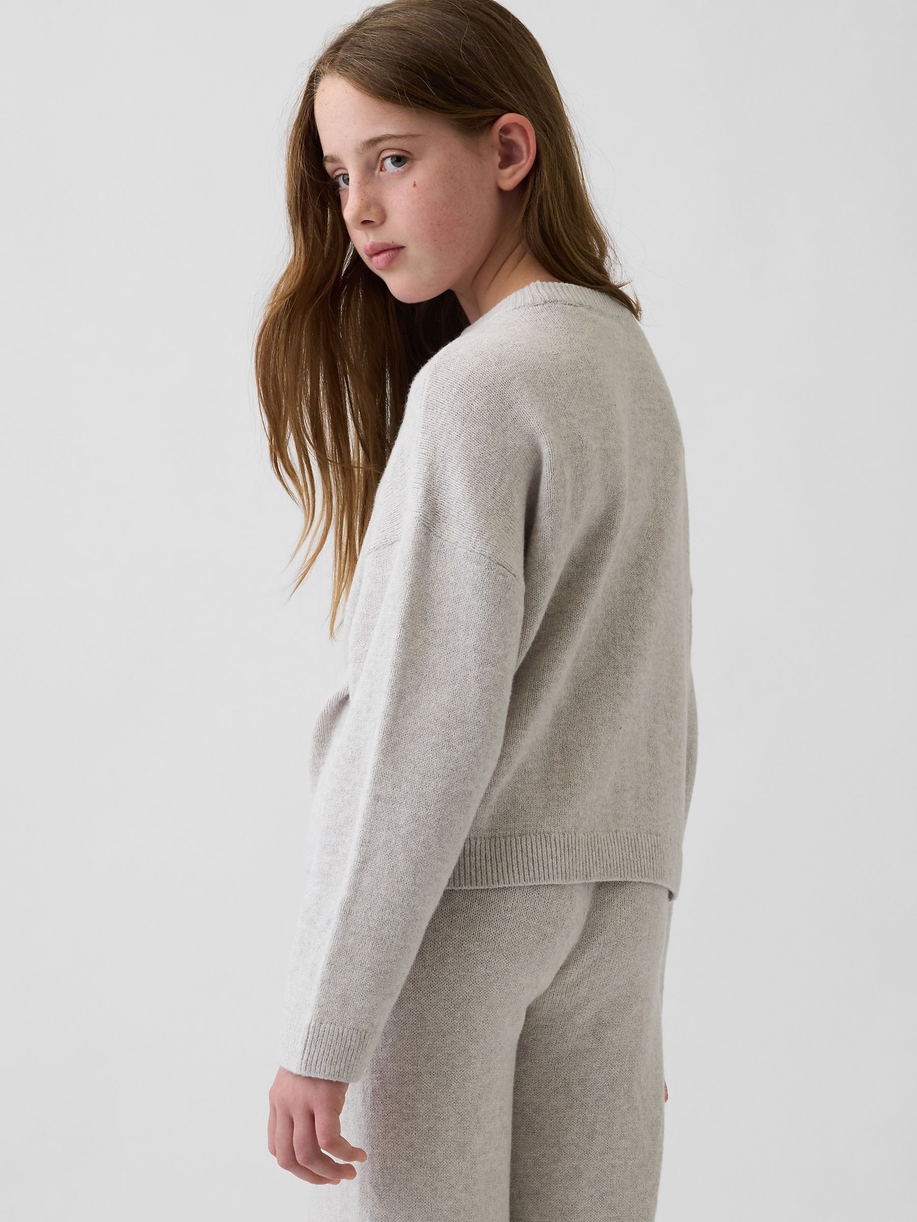 Oatmeal CashSoft Oversized Jumper - Image 2 of 5 Oatmeal CashSoft Oversized Jumper - Image 2 of 5