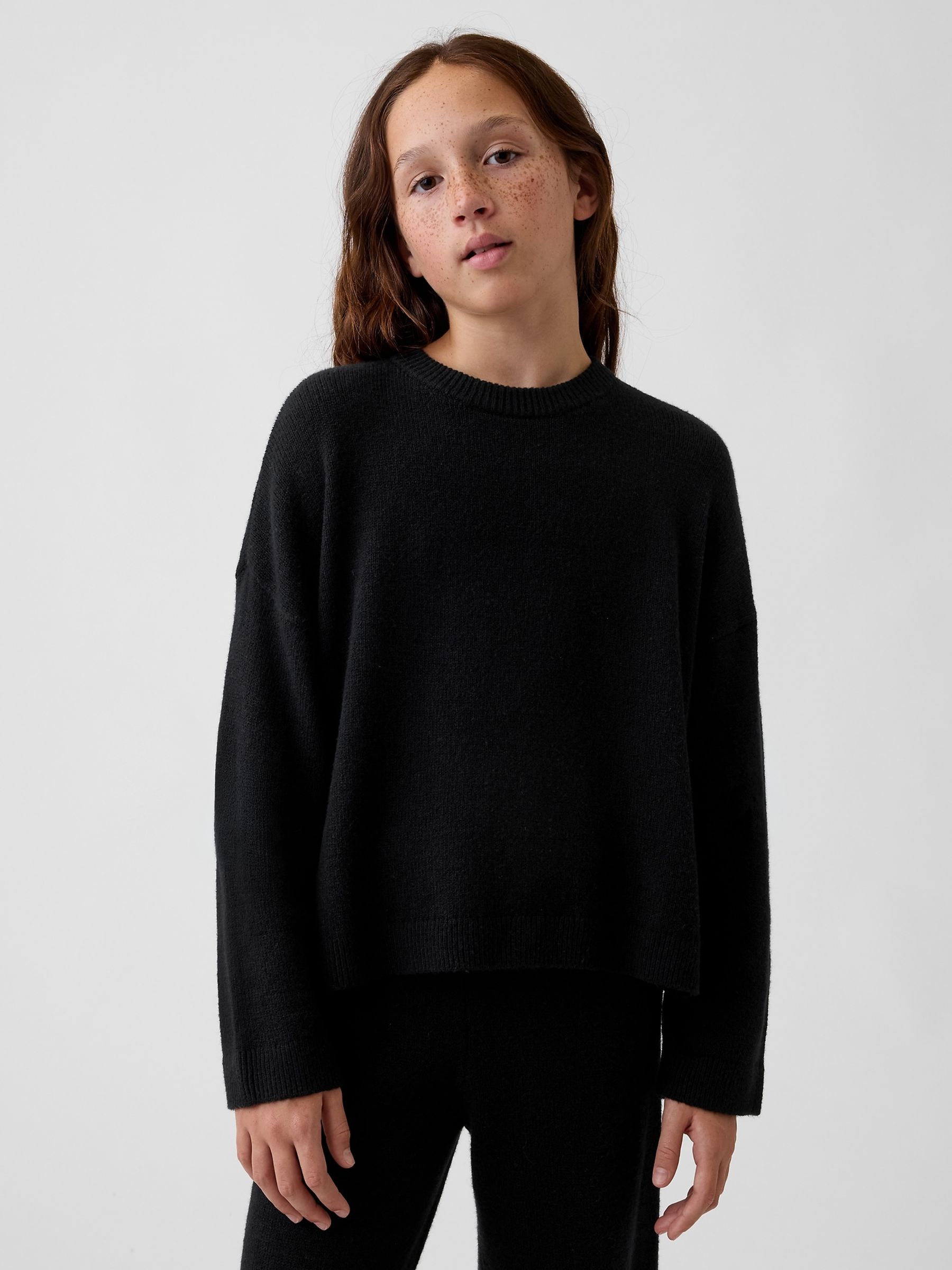 Black CashSoft Oversized Jumper - Image 1 of 5