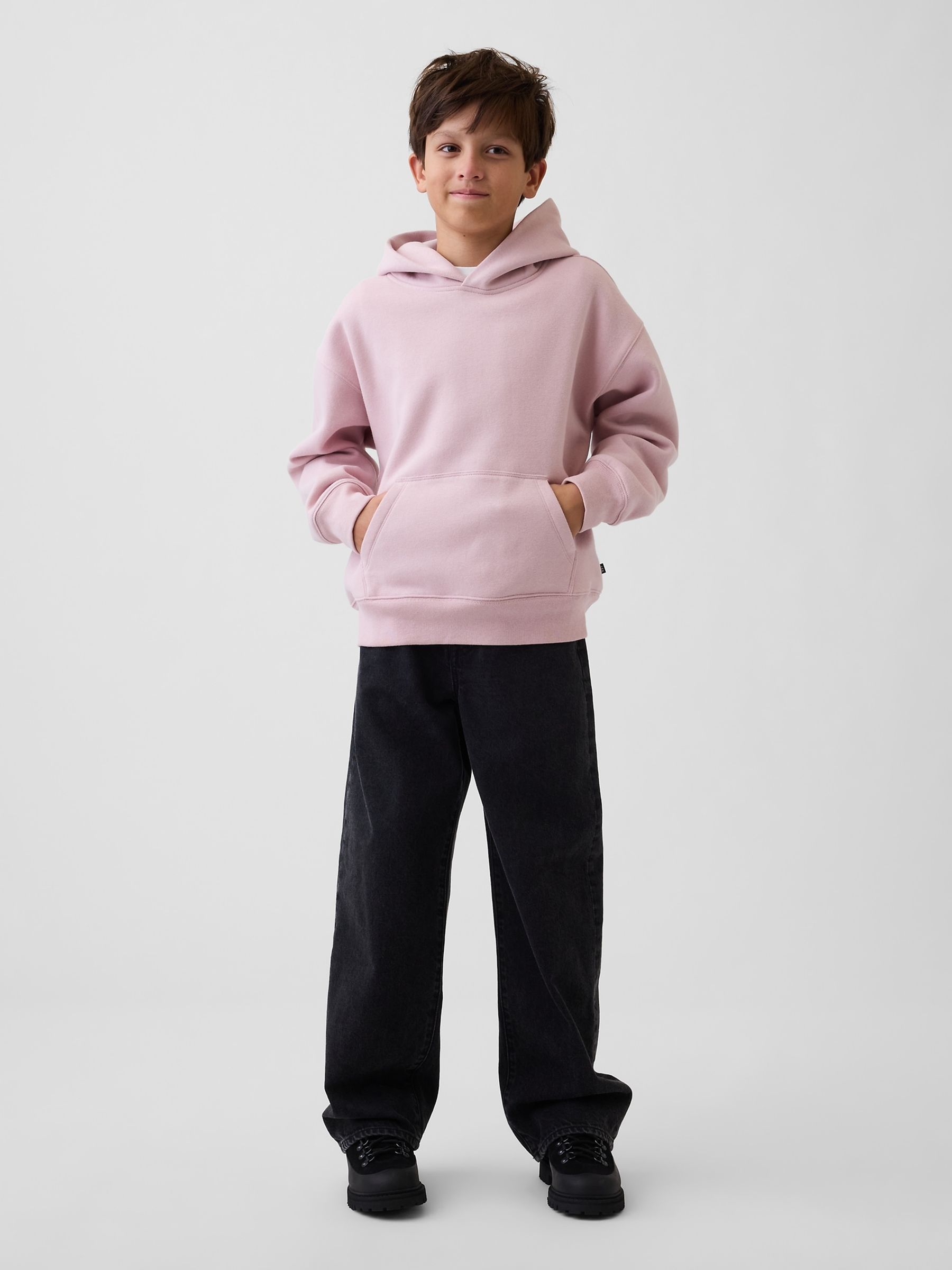 Light Pink Vintage Soft Relaxed Hoodie - Image 3 of 4