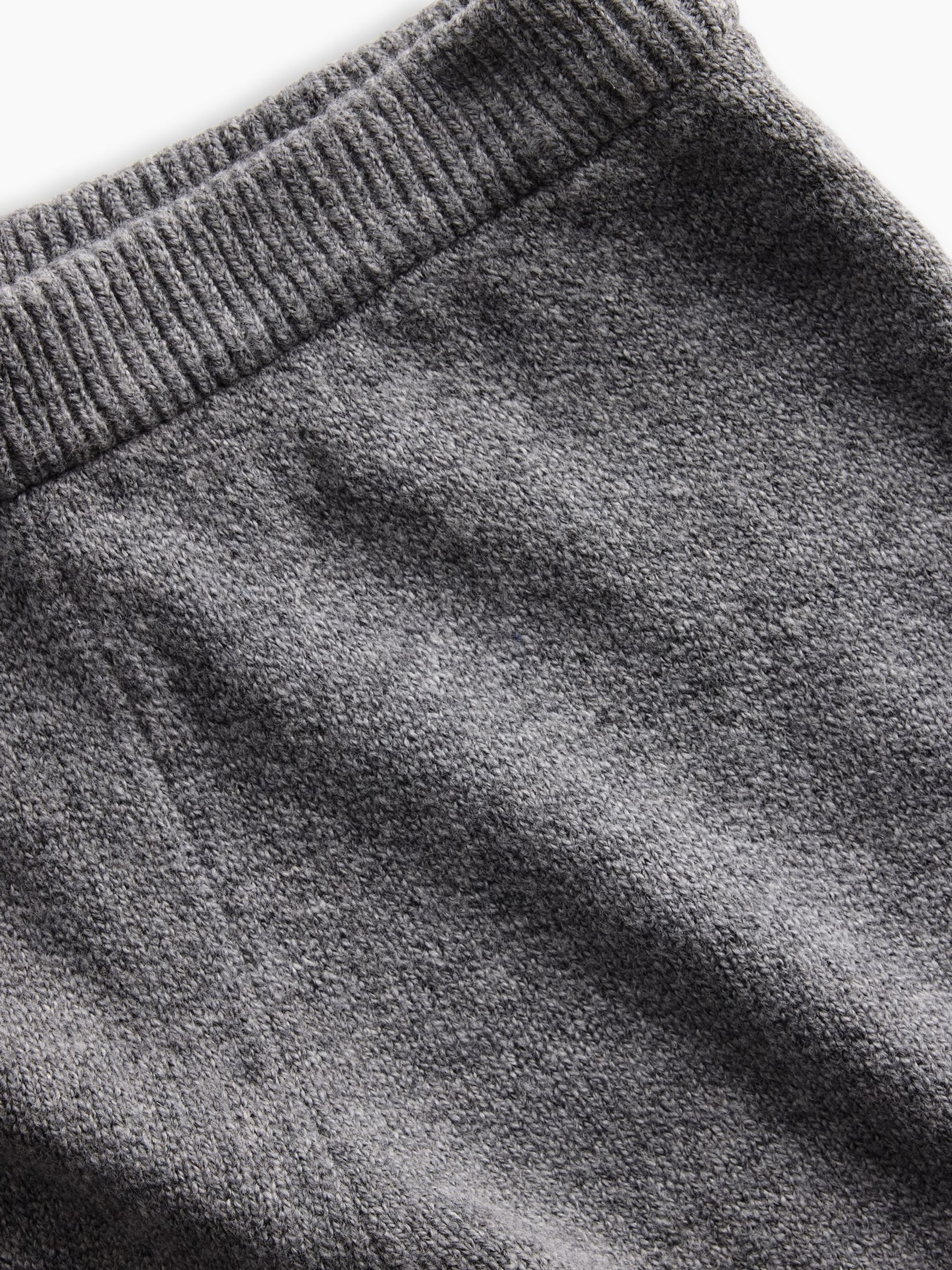 Grey CashSoft Wide-Leg Knitted Trousers - Image 5 of 5