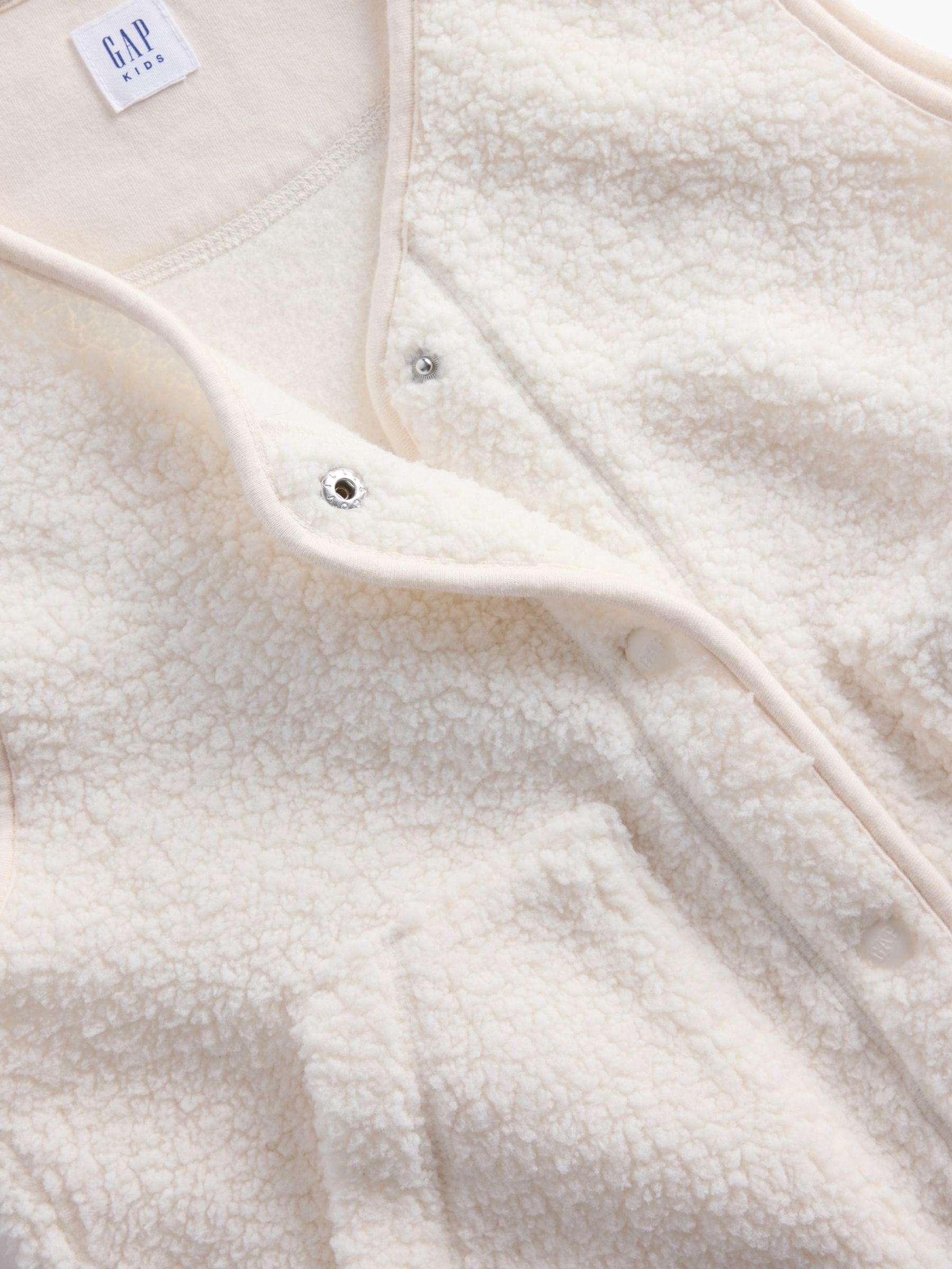 Cream Sherpa Gilet - Image 5 of 6