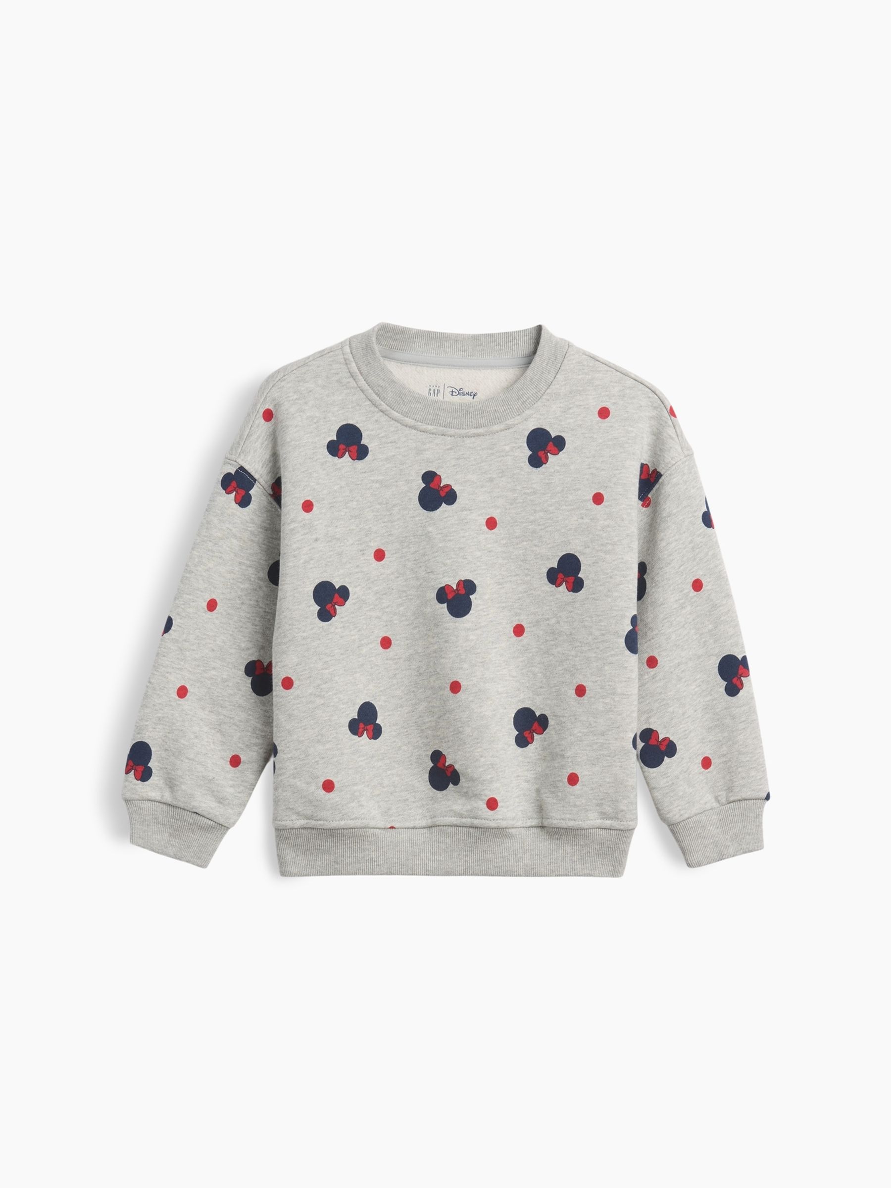 Grey Minnie Mouse Disney Logo Sweatshirt - Image 1 of 2