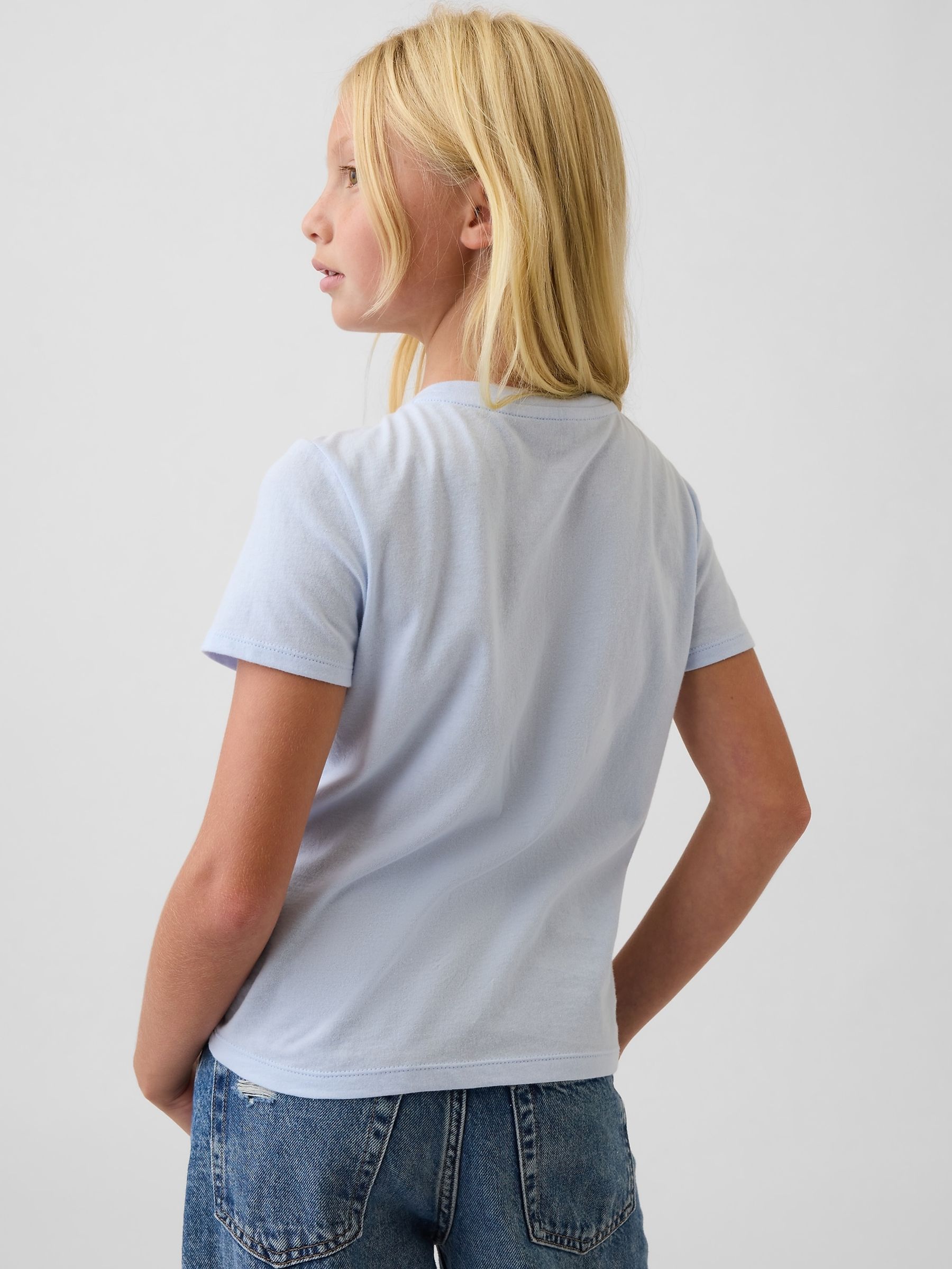 Blue Graphic Short Sleeve T-Shirt - Image 2 of 4